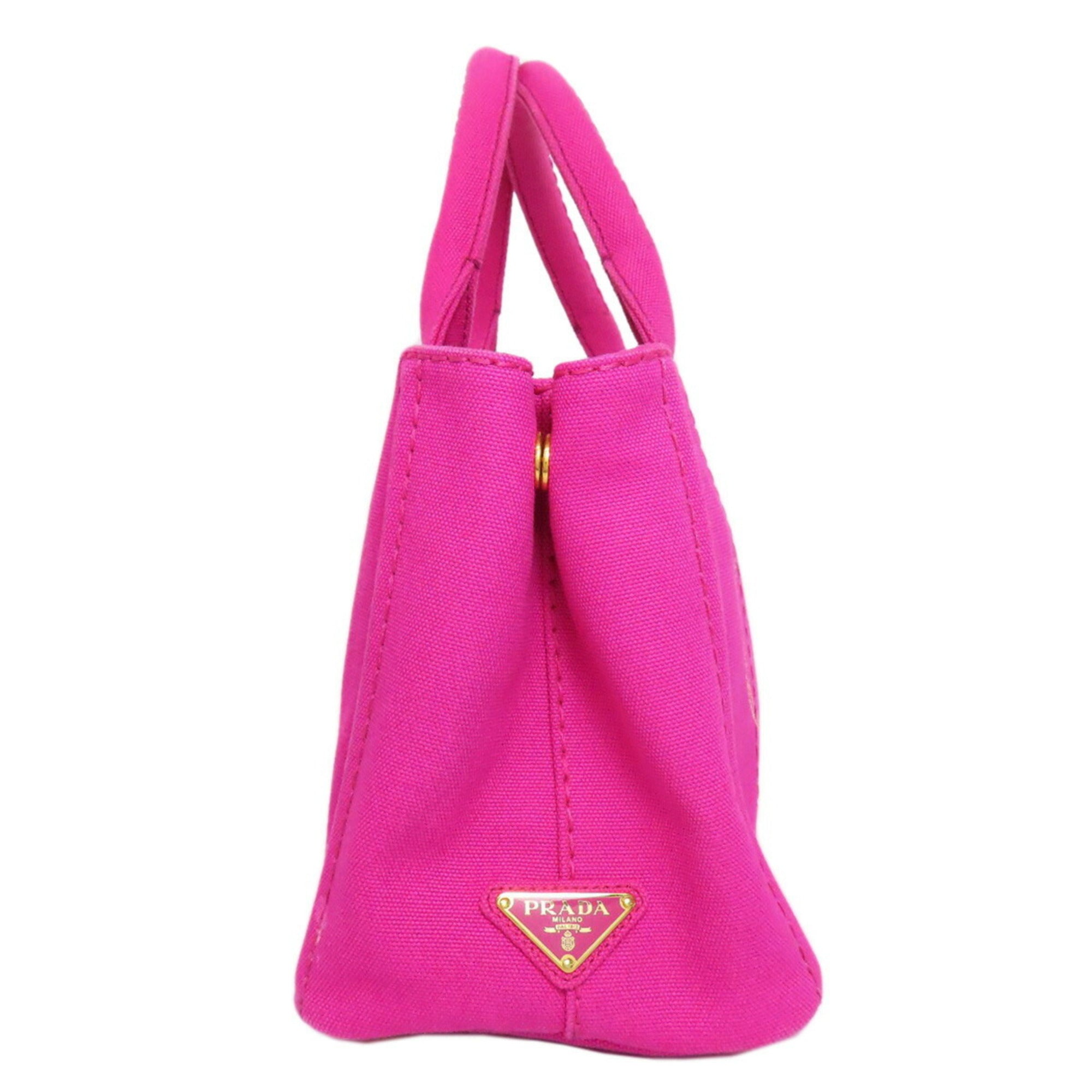 Prada Pink Canapa Handbag (Pre-Owned)