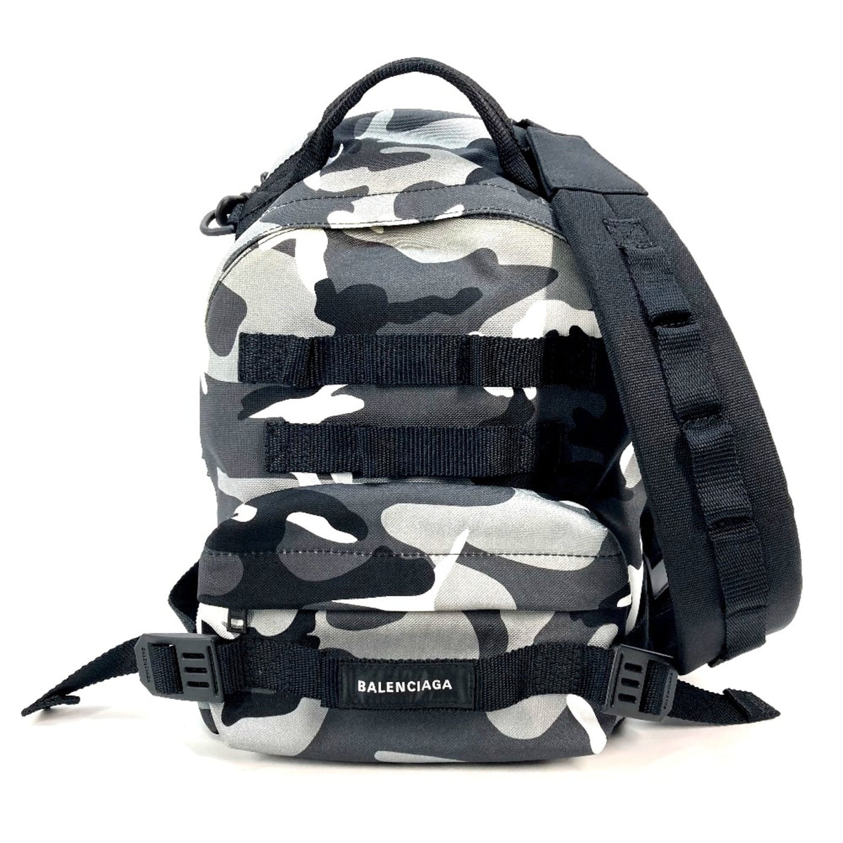 Balenciaga Gray Cloth Backpack (Pre-Owned)