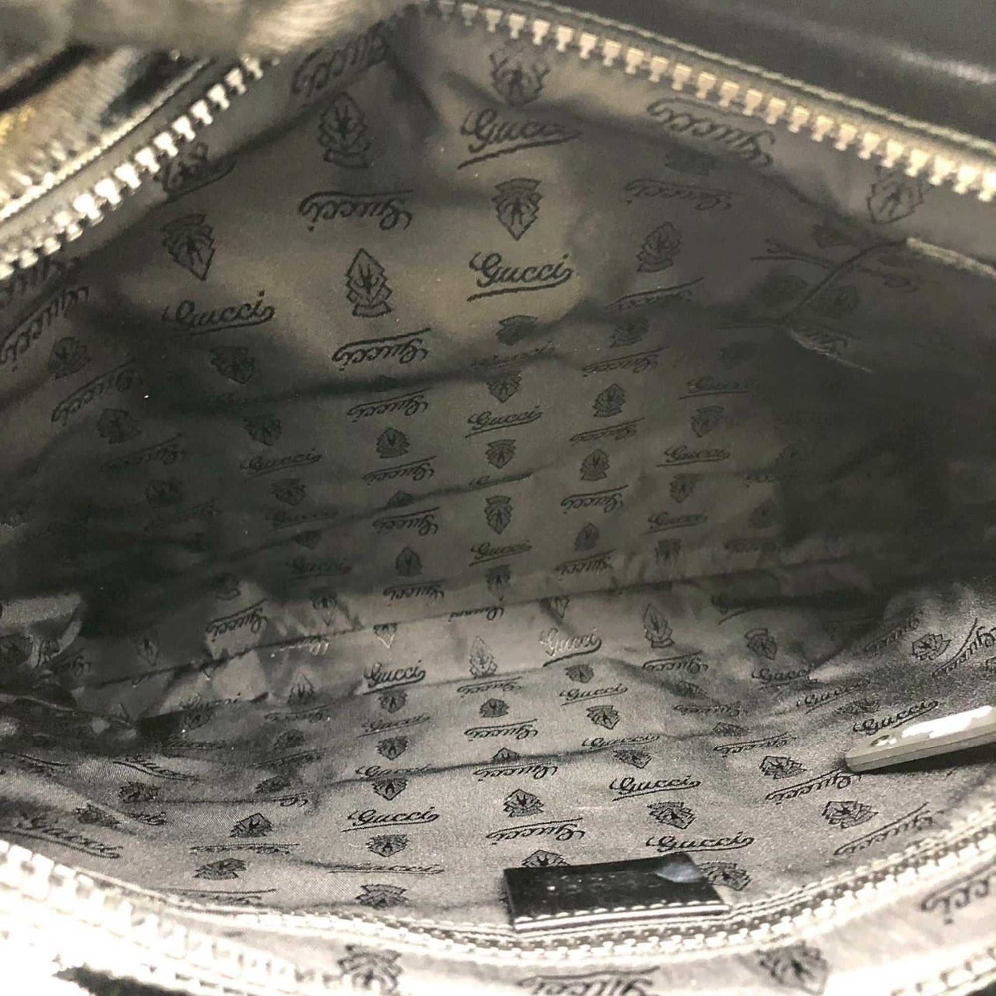 Gucci Black Leather Shoulder Bag (Pre-Owned)