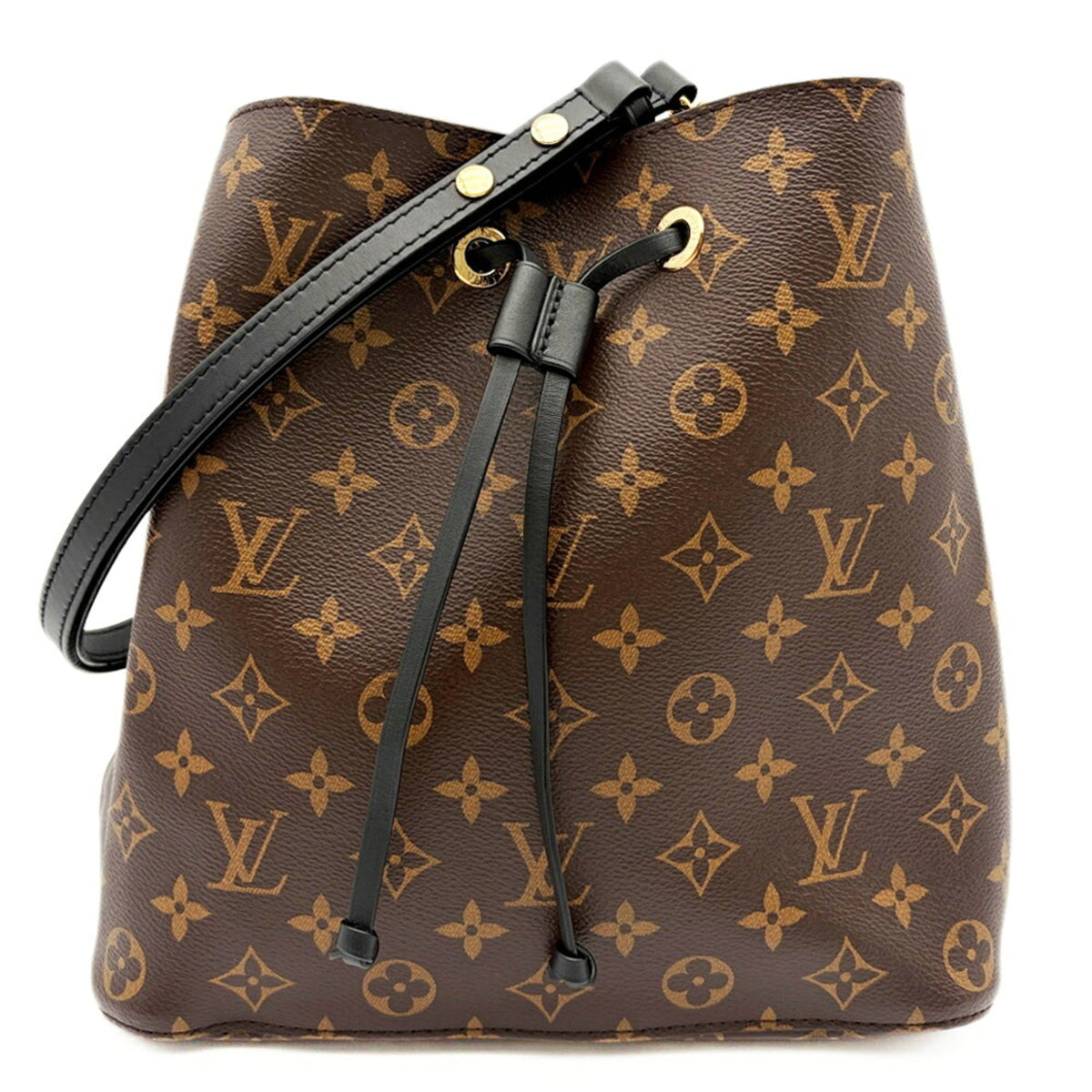 Louis Vuitton Monogram Noir Monogram Canvas Leather Shoulder Bag (Pre-Owned)
