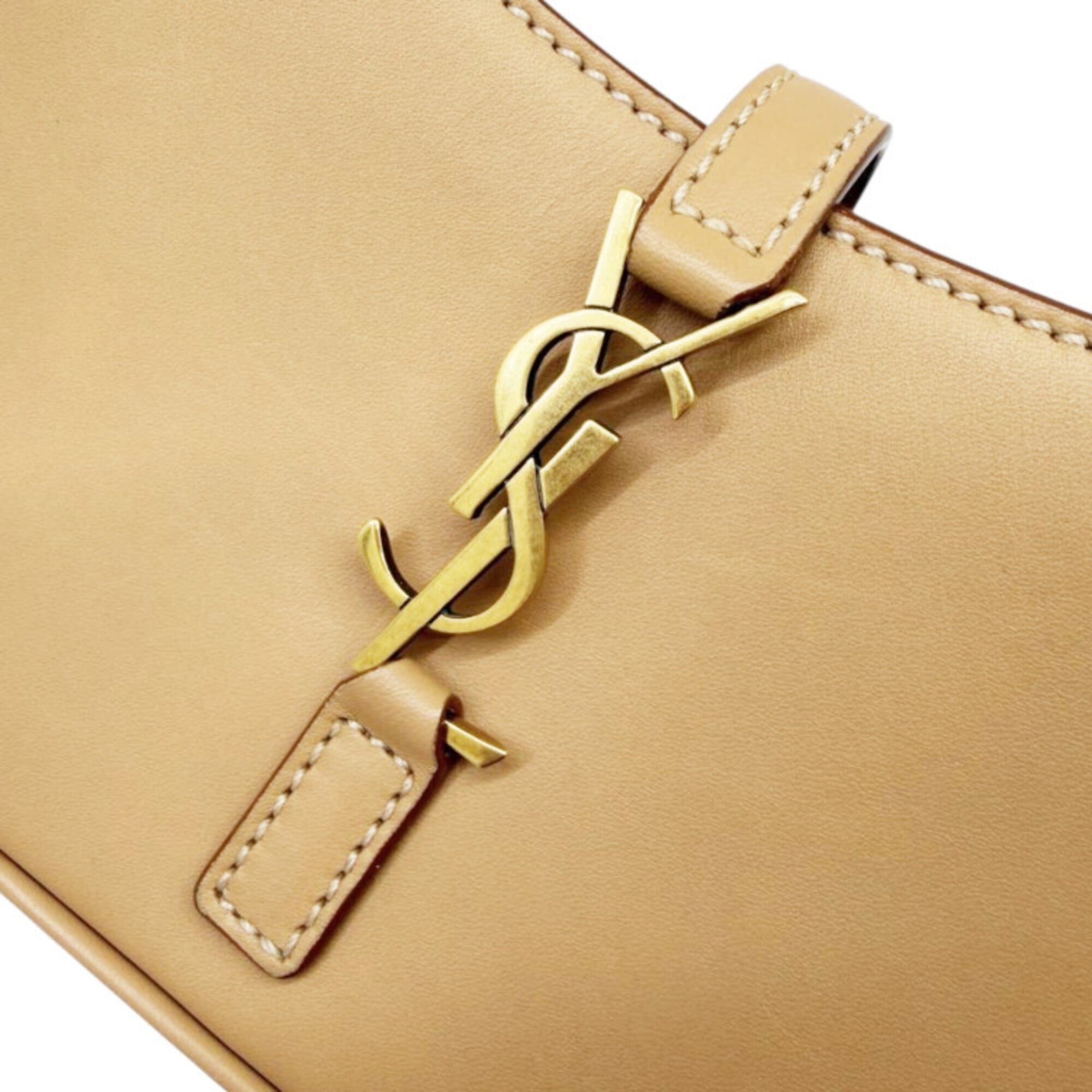 Saint Laurent Beige Leather Handbag (Pre-Owned)