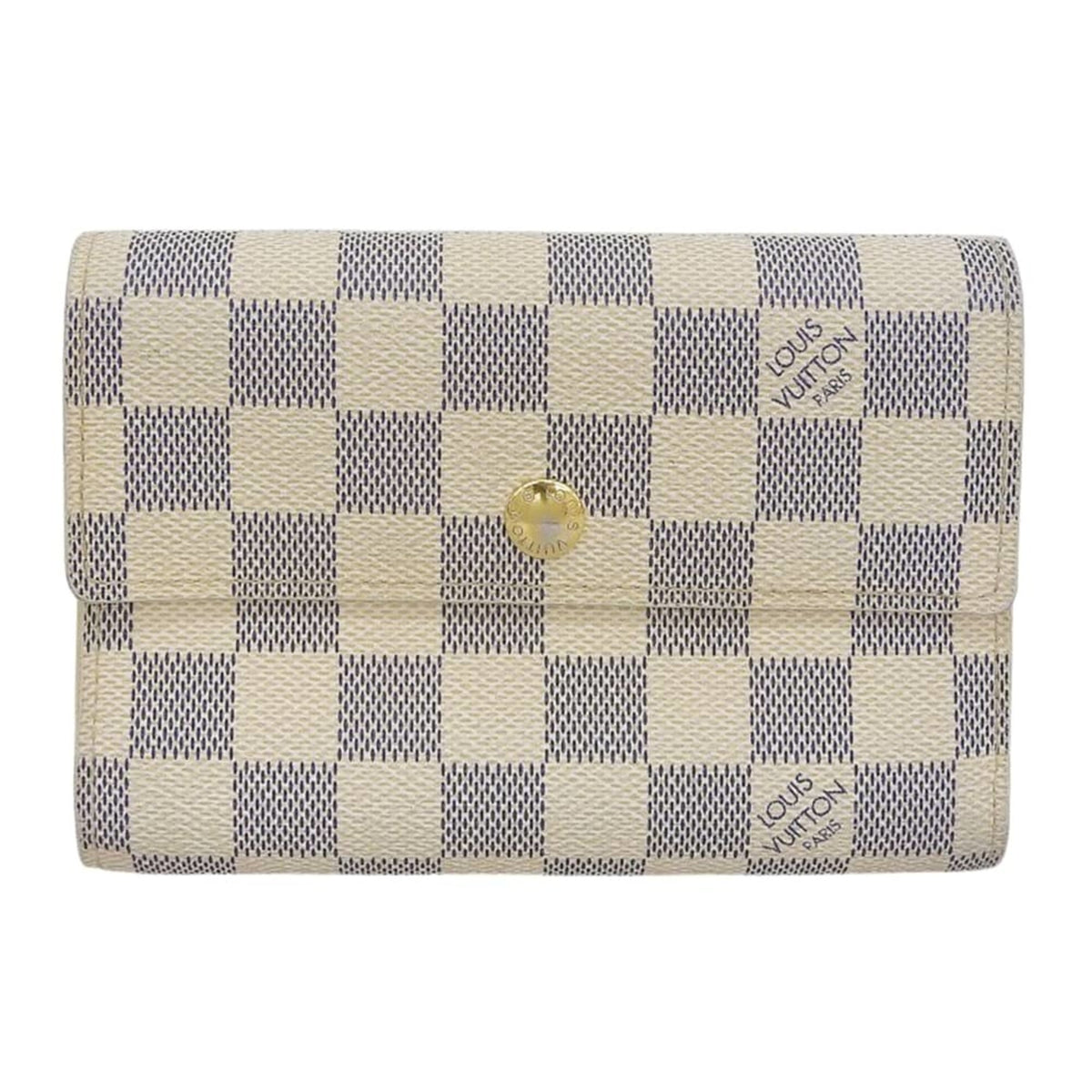 Louis Vuitton Damier Azur Damier Azur Wallet (Tri-Fold) (Pre-Owned)