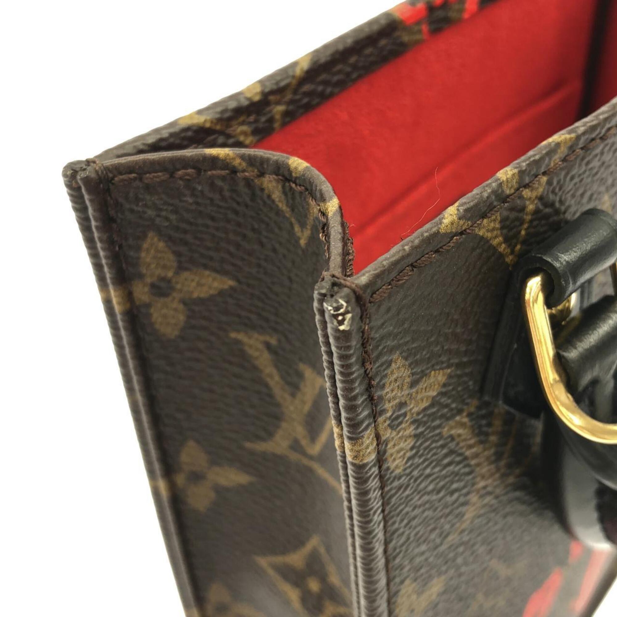 Louis Vuitton Marron Coated Canvas Handbag (Pre-Owned)
