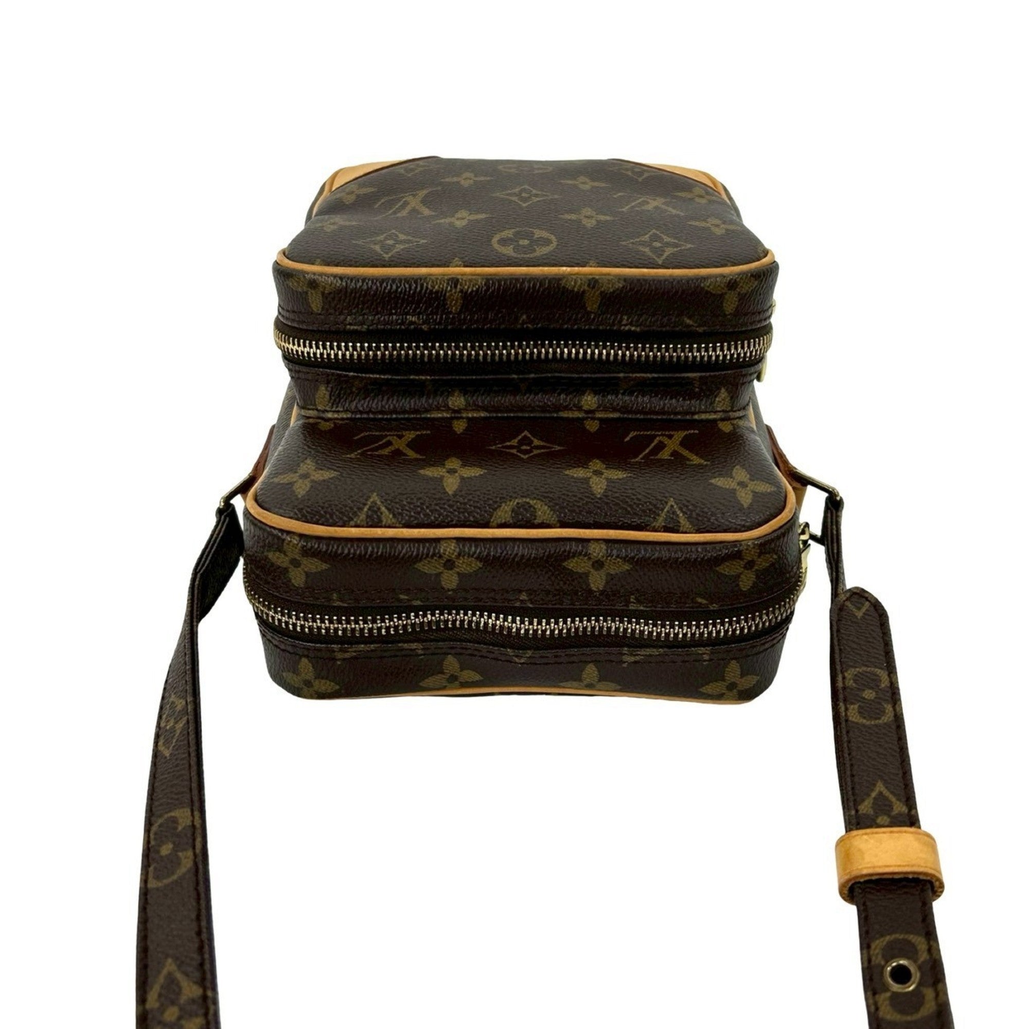 Louis Vuitton Brown Leather Pvc Pochette Shoulder Bag (Pre-Owned)