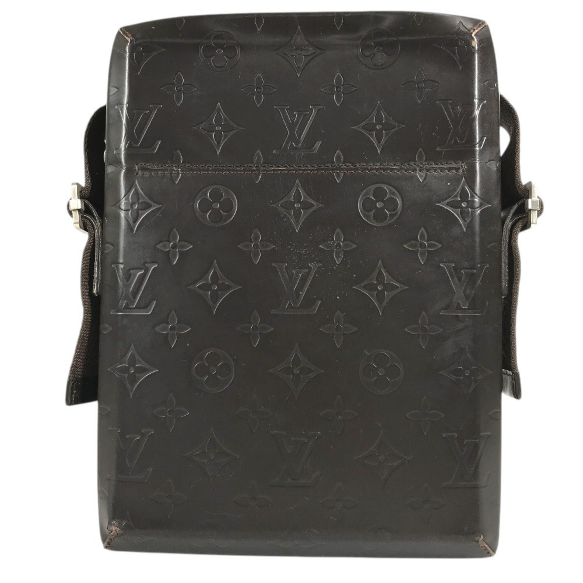 Louis Vuitton Brown Coffee Monogram Leather Pochette Shoulder Bag (Pre-Owned)