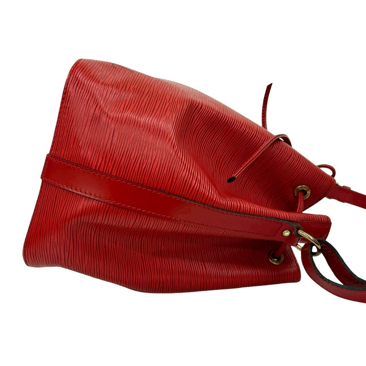 Louis Vuitton Red Color Epi Leather Shoulder Bag (Pre-Owned)