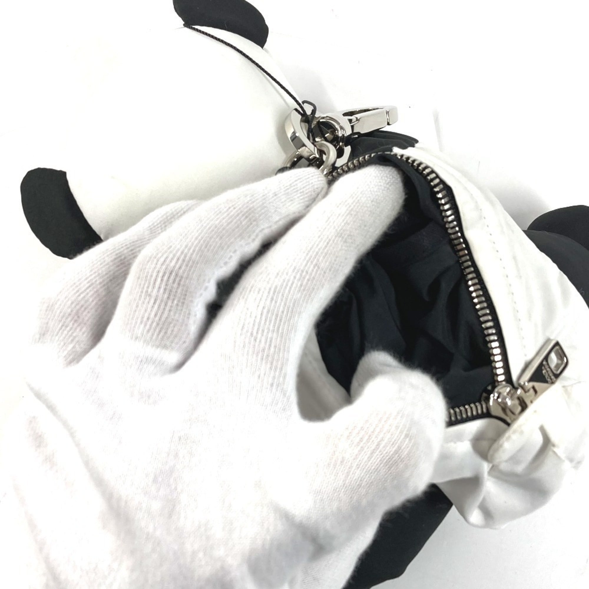 Dolce & Gabbana Black White Nylon Eco-Bag Handbag Tote Bag (Pre-Owned)