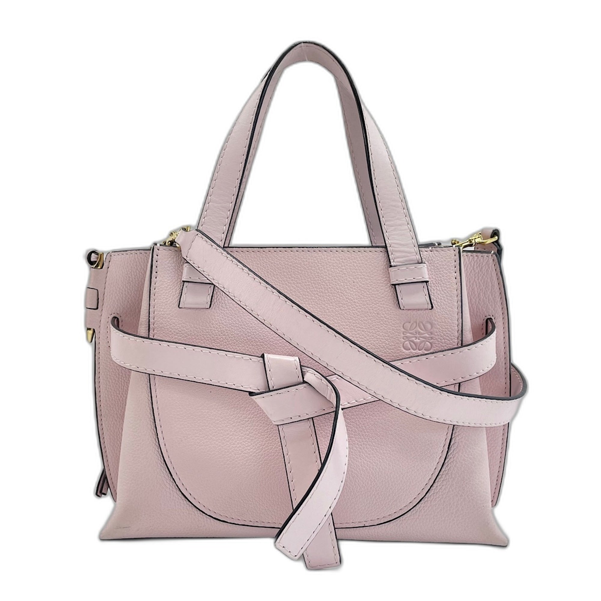 Loewe Pink Leather Handbag (Pre-Owned)