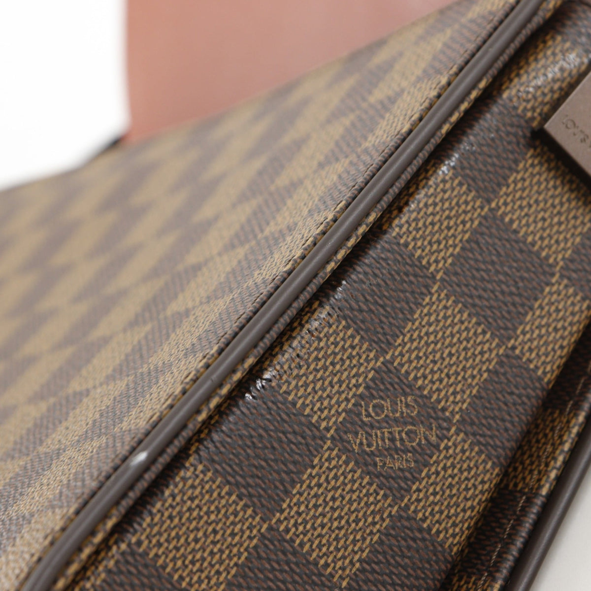 Louis Vuitton Damier Brown Damier Canvas Shoulder Bag (Pre-Owned)