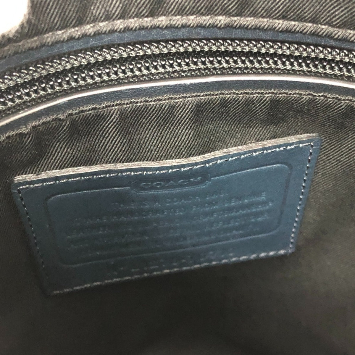 Coach Green Leather Shoulder Bag (Pre-Owned)
