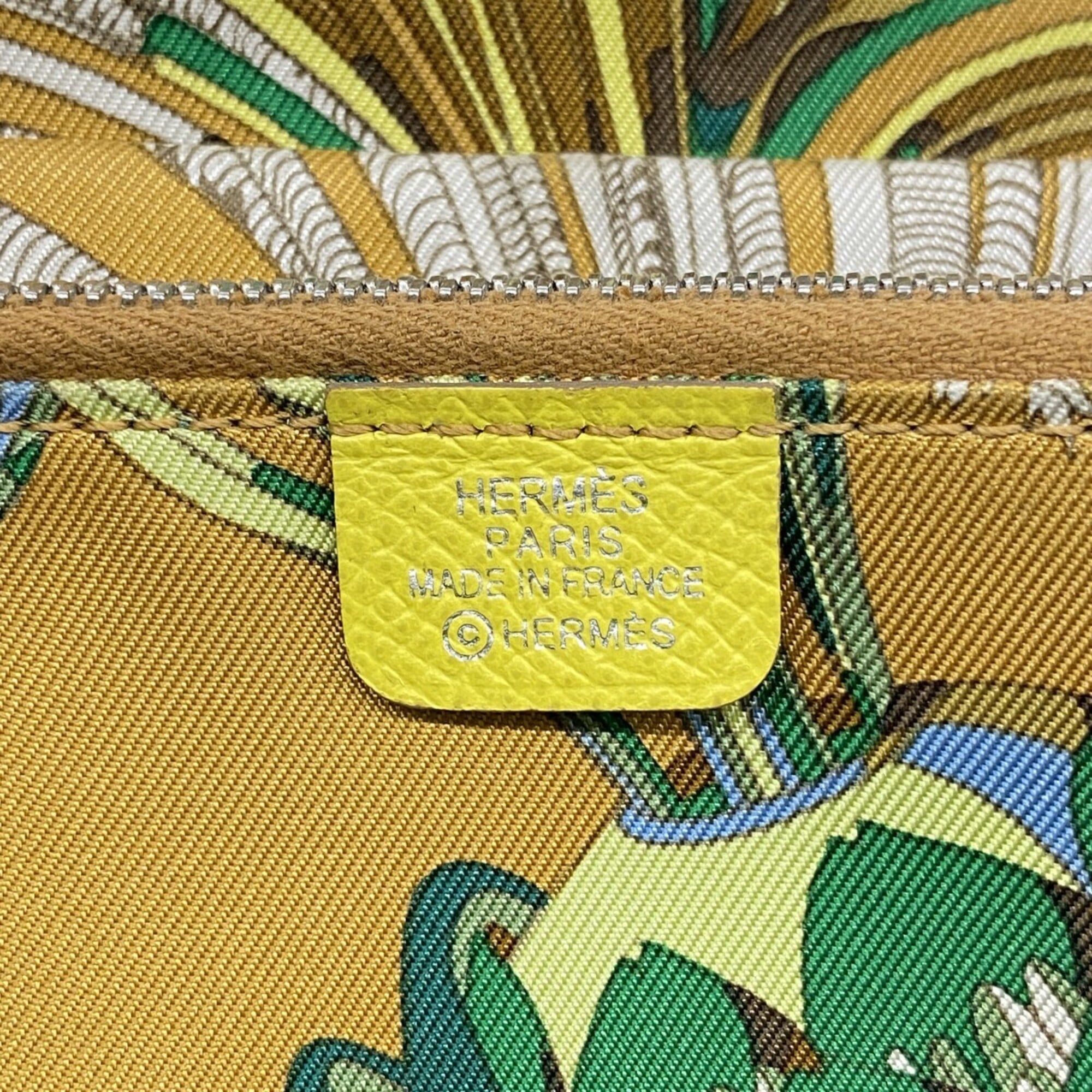 Hermes Lime Epsom Leather Long Wallet (Bi-Fold) (Pre-Owned)
