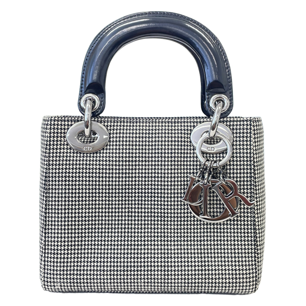 Christian Dior Black Gray Shoulder Bag (Pre-Owned)