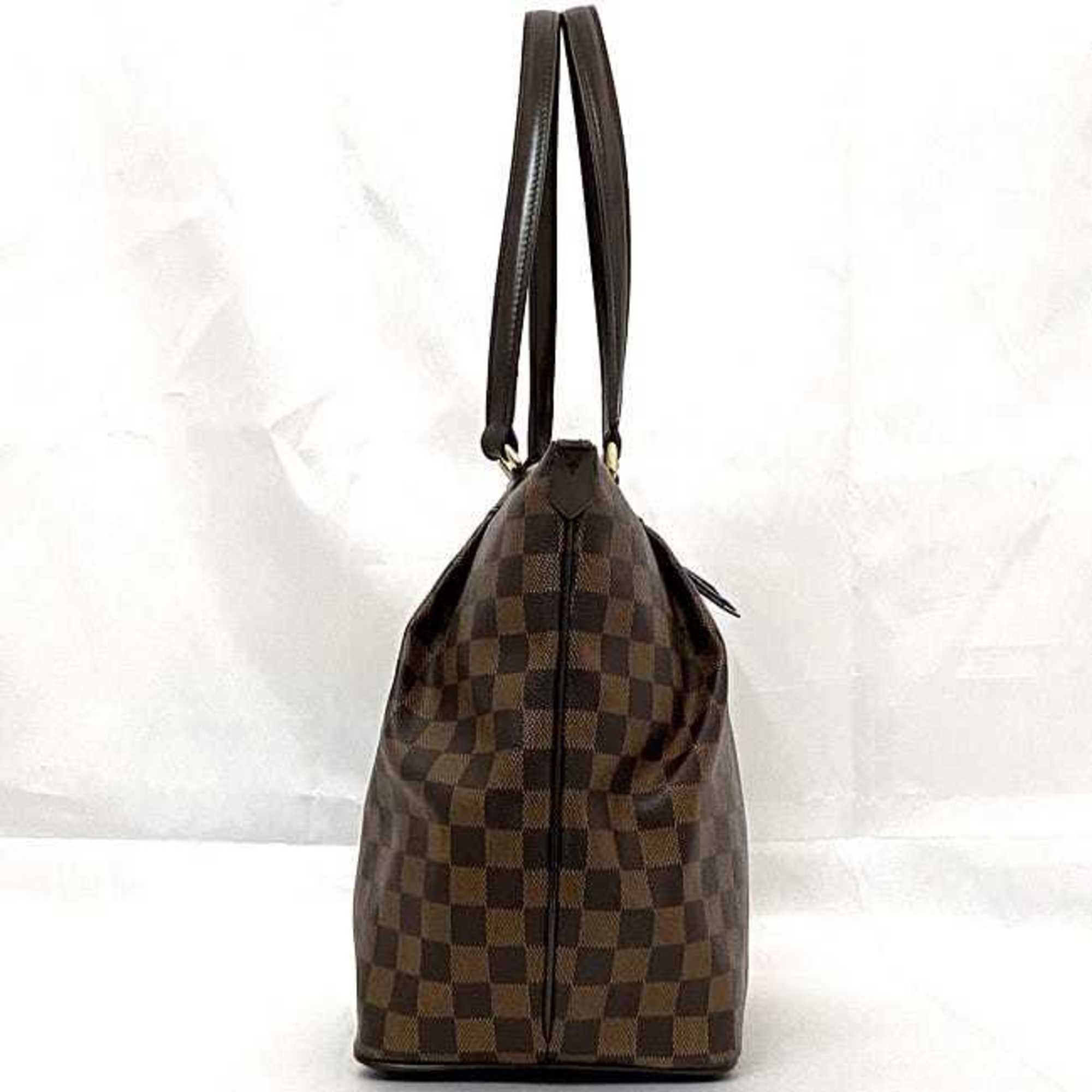 Louis Vuitton Brown Damier Canvas Ebene Damier Canvas Tote Bag (Pre-Owned)