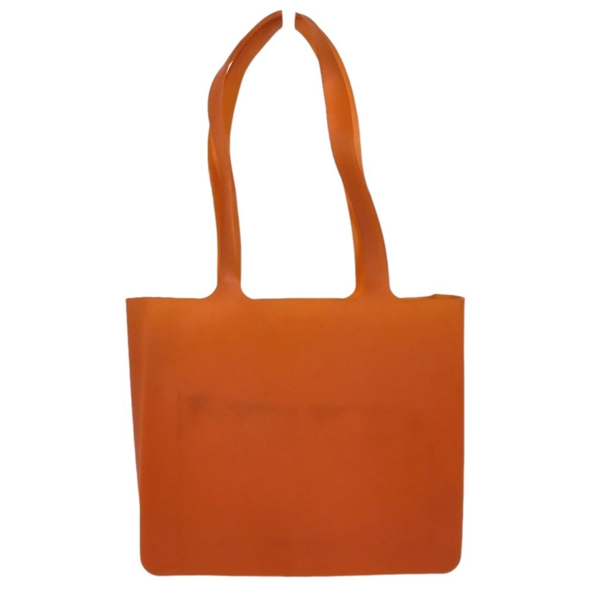 Chanel Orange Rubber Beach Bag Shoulder Bag Tote Bag (Pre-Owned)
