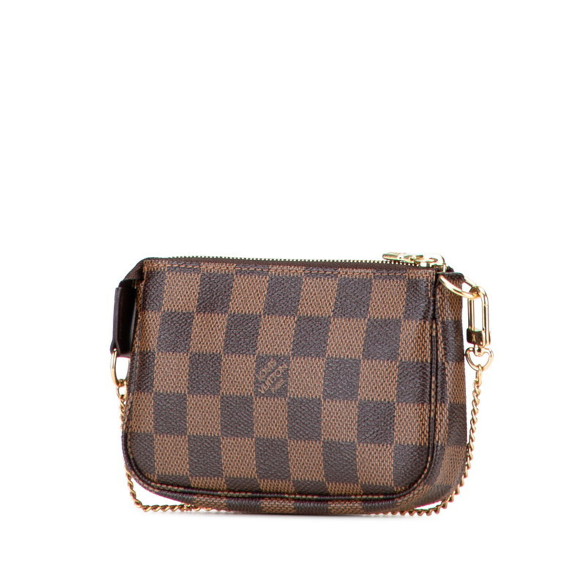 Louis Vuitton Damier Brown Red Color Pvc Leather Handbag Pochette (Pre-Owned)