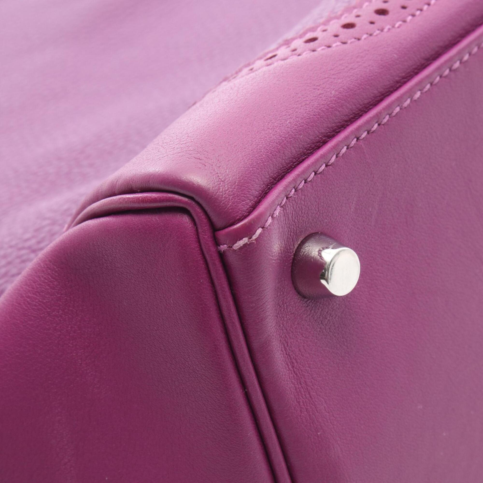 Hermes Anemone Purple Togo Leather Handbag (Pre-Owned)