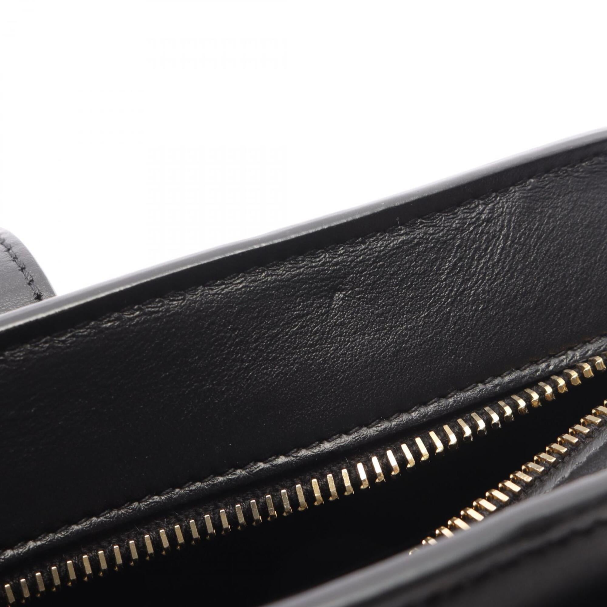 Saint Laurent Black Leather Handbag (Pre-Owned)