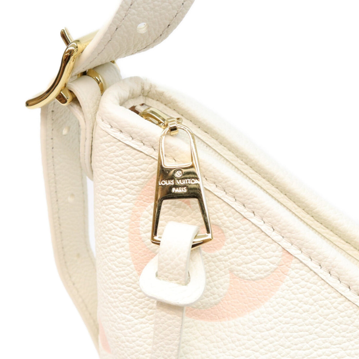 Louis Vuitton Pink White Monogram Empreinte Shoulder Bag (Pre-Owned)