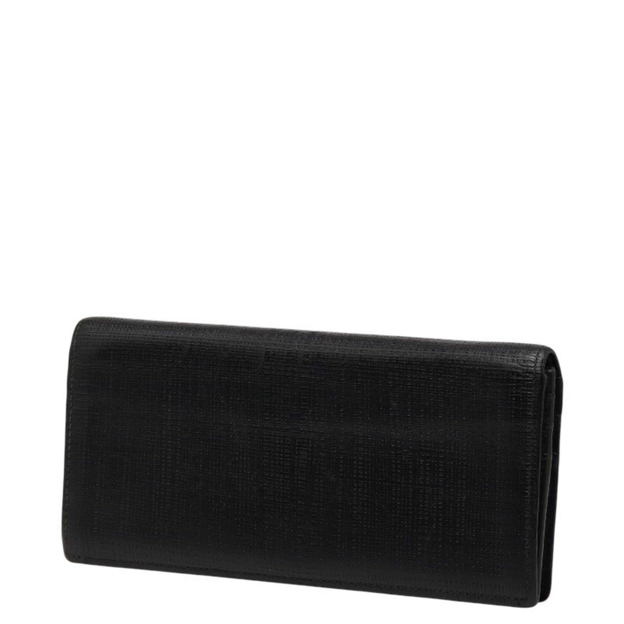 Loewe Black Leather Long Wallet (Bi-Fold) (Pre-Owned)
