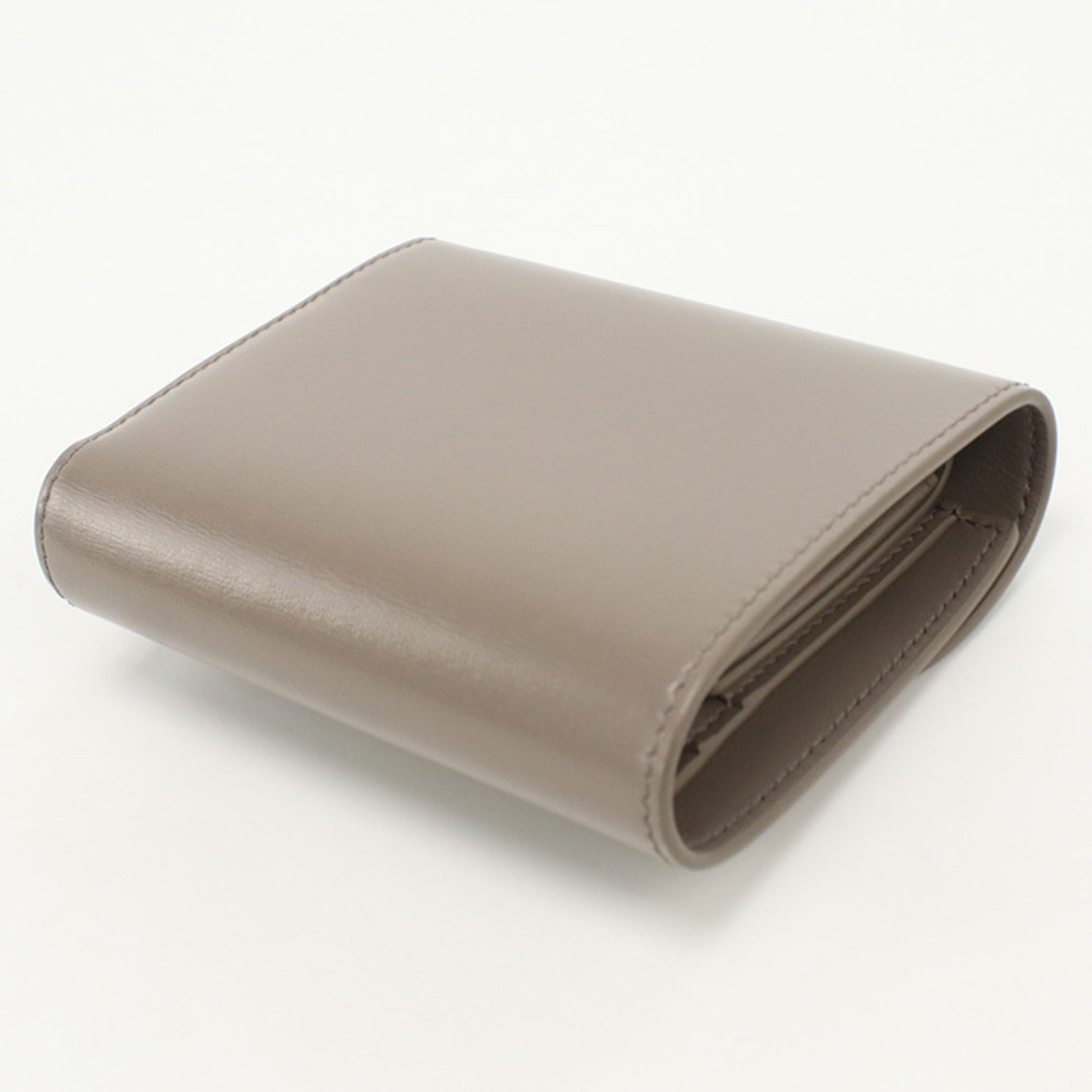 Celine Beige Leather Wallet (Tri-Fold) (Pre-Owned)