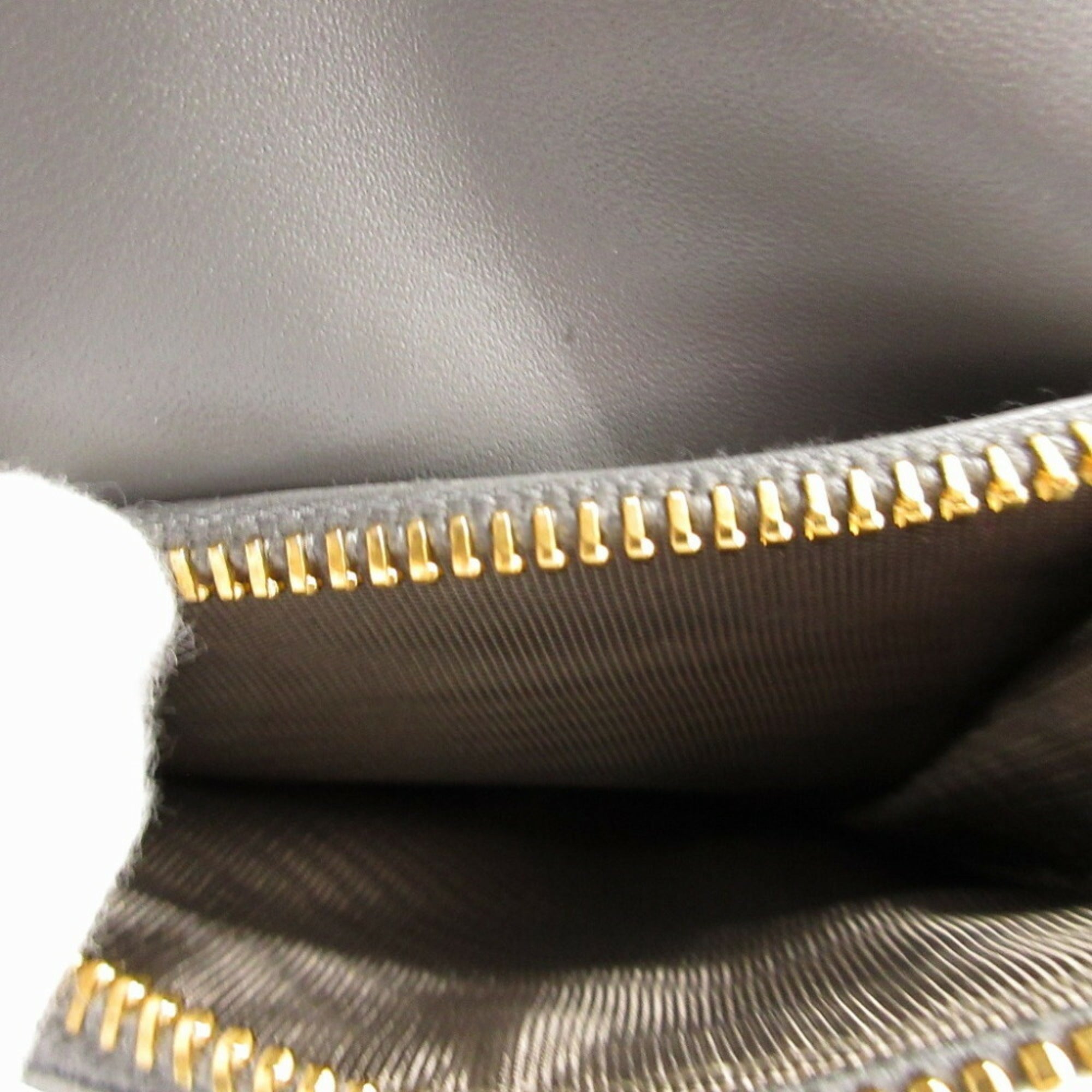 Miu Miu Gray Leather Wallet (Bi-Fold) (Pre-Owned)