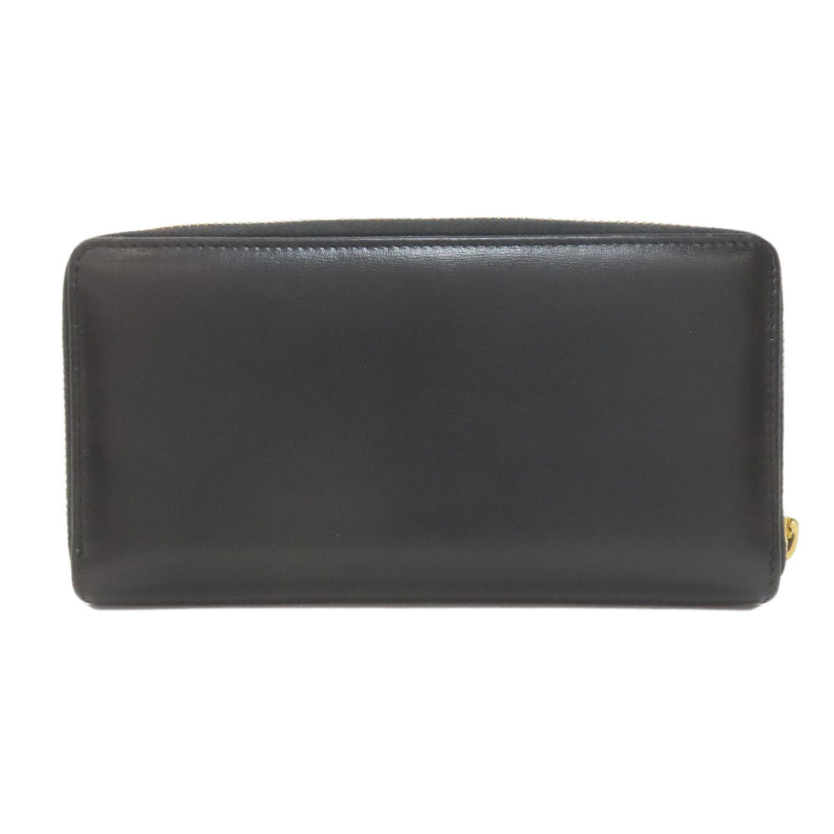 Gucci Black Leather Long Wallet (Bi-Fold) (Pre-Owned)
