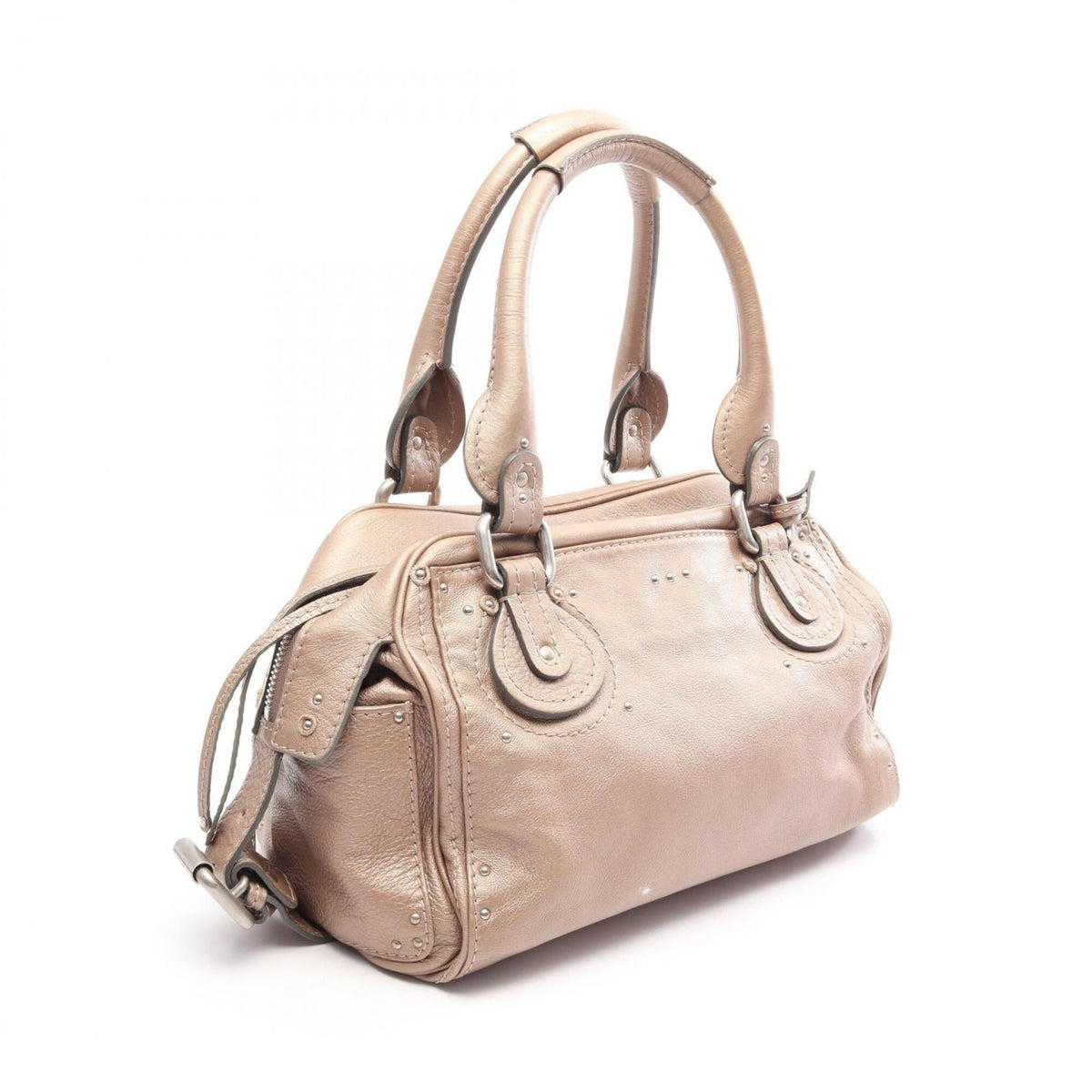 Chloé Gold Leather Handbag (Pre-Owned)