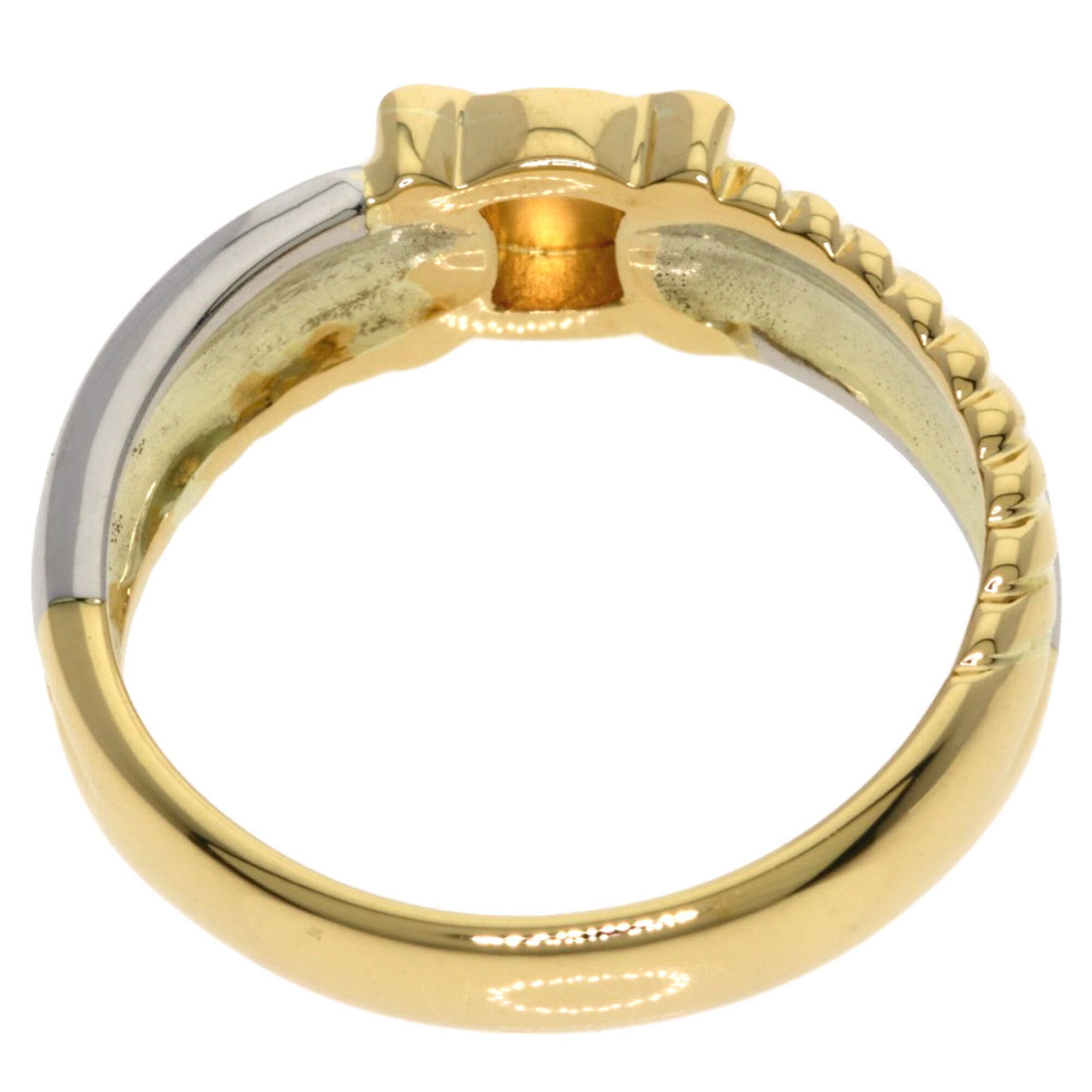 Celine Yellow Gold (18K) Platinum 900 Band Ring (Pre-Owned)
