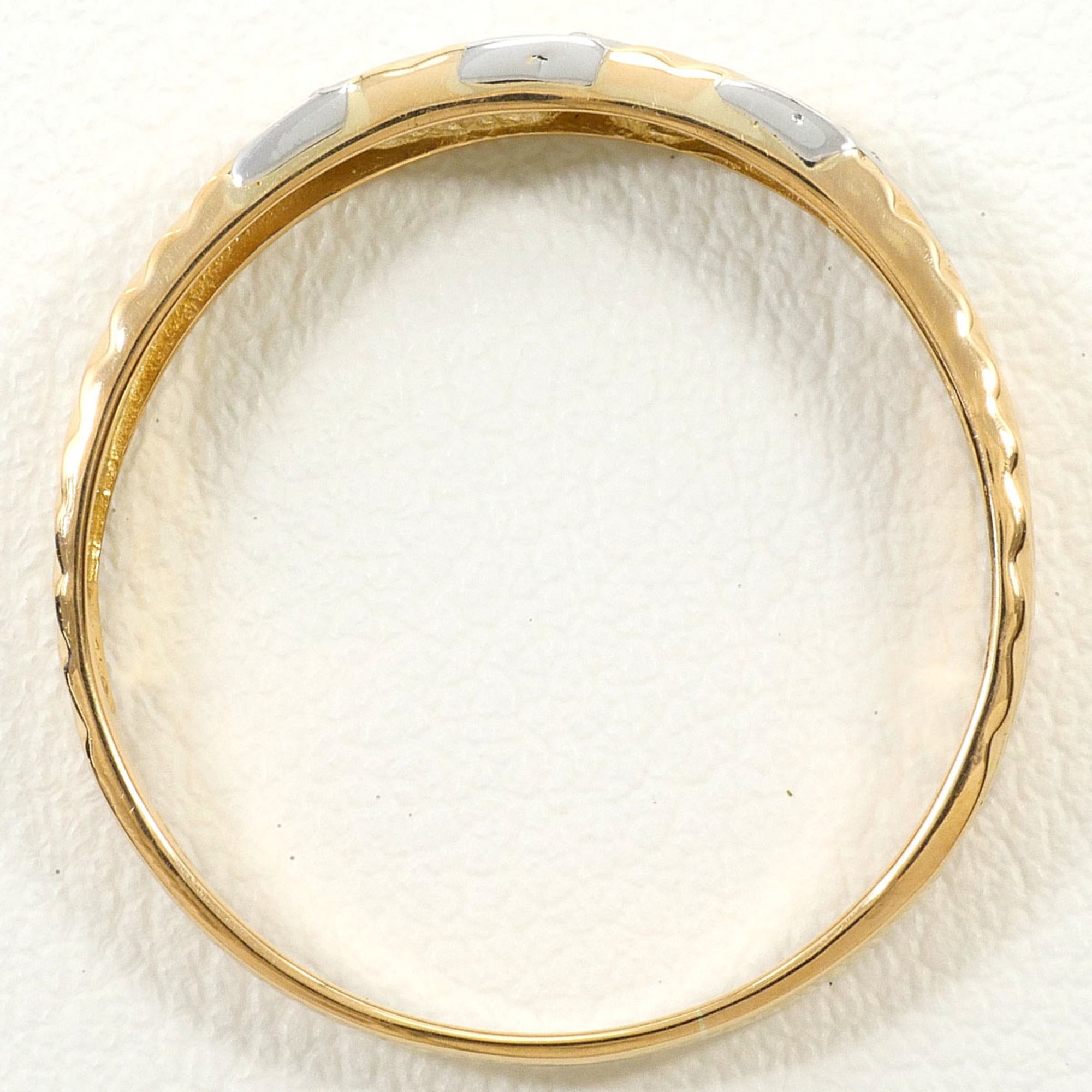 Unbranded Platinum Yellow Gold Yellow Gold (18K) Platinum 900 Band Ring (Pre-Owned)