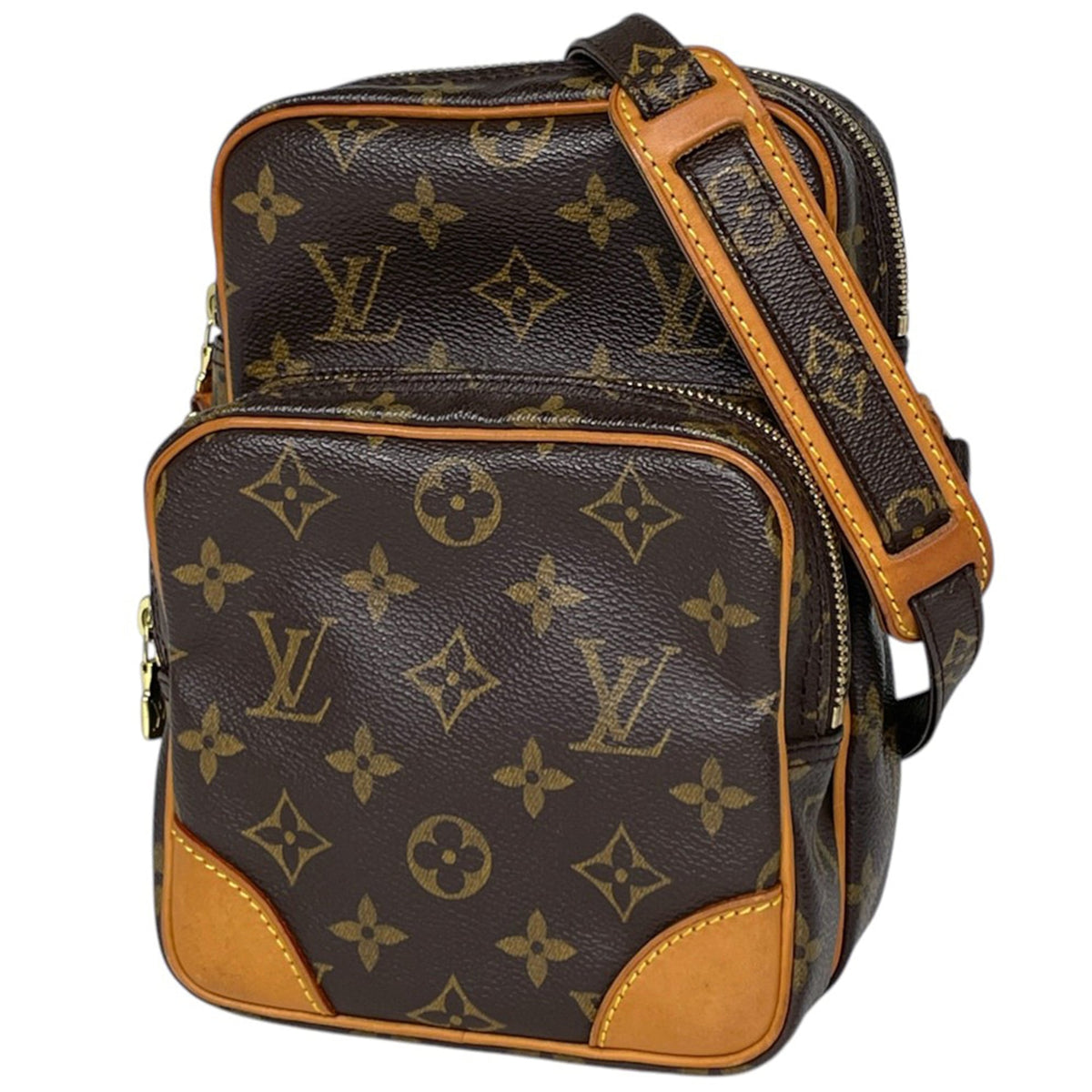 Louis Vuitton Brown Monogram Shoulder Bag (Pre-Owned)
