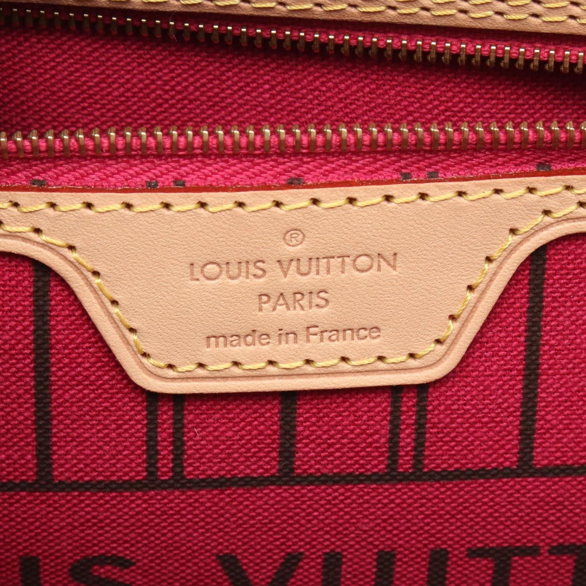 Louis Vuitton Brown Coated Canvas Pvc Monogram Leather Handbag Tote Bag (Pre-Owned)
