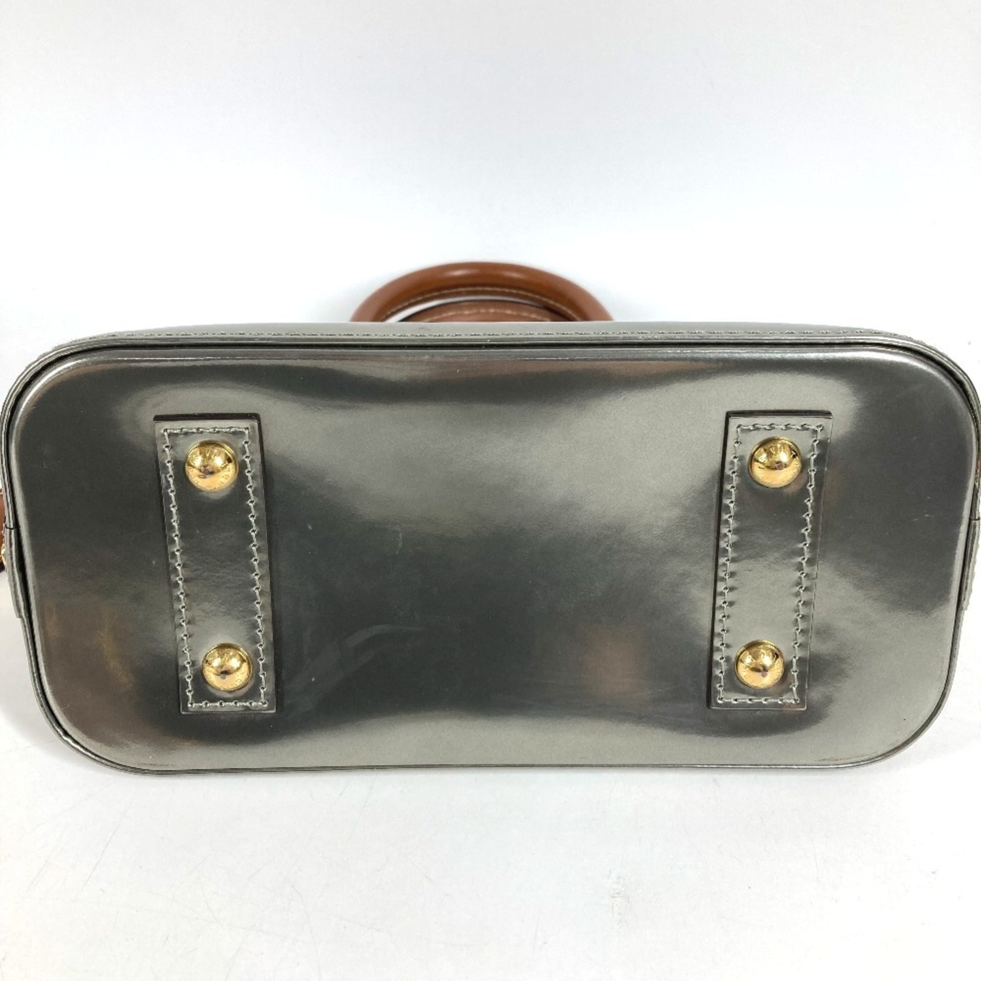 Louis Vuitton Monogram Vernis Argent Silver Monogram Vernis Handbag Shoulder Bag Tote Bag (Pre-Owned)
