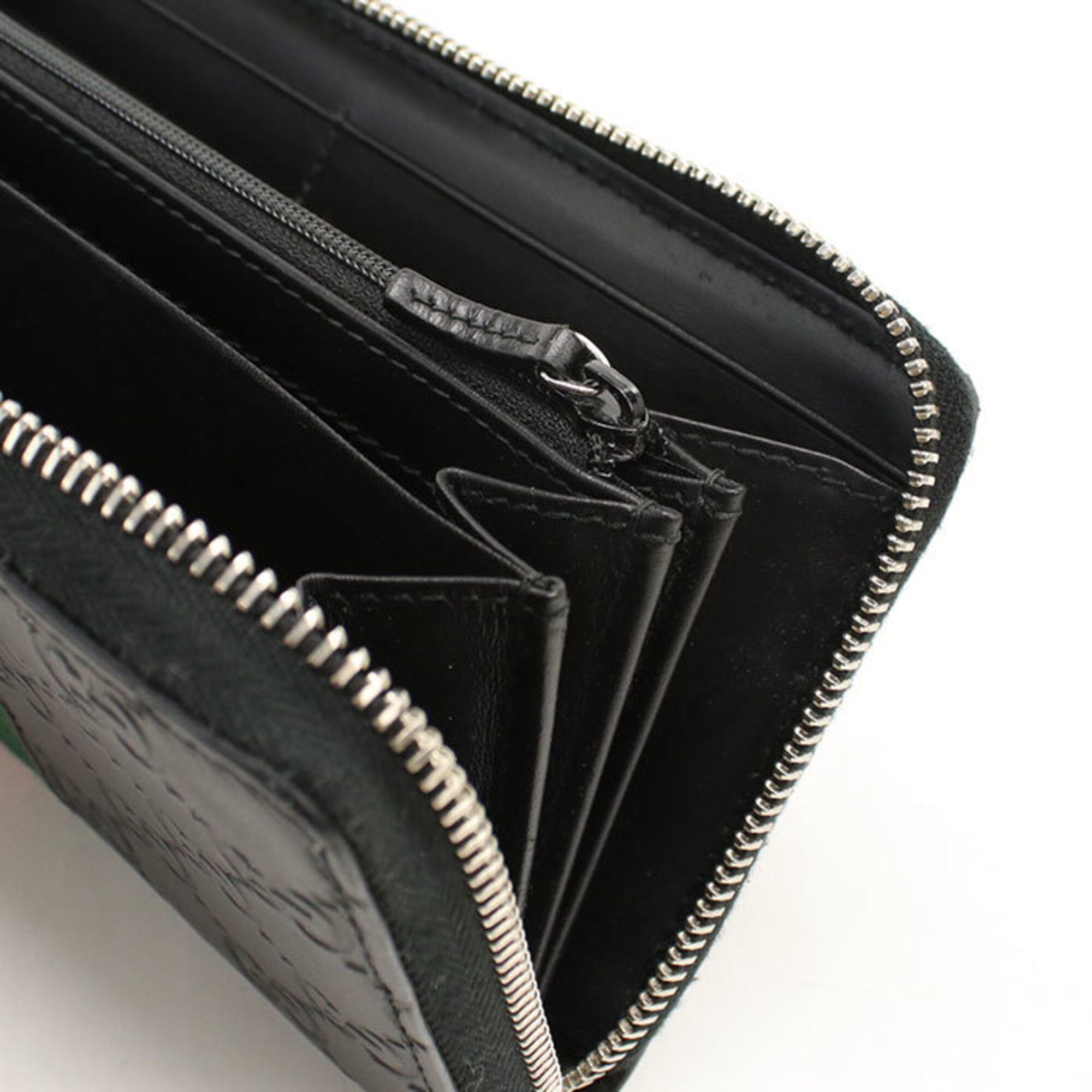 Gucci Black Leather Long Wallet (Bi-Fold) (Pre-Owned)