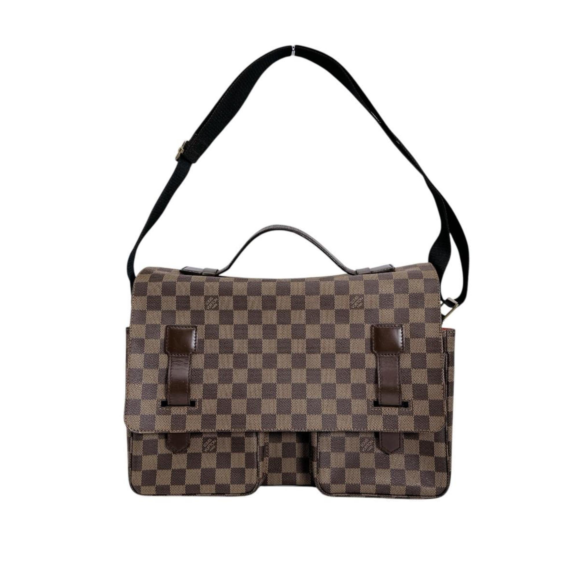 Louis Vuitton Brown Damier Canvas Shoulder Bag (Pre-Owned)