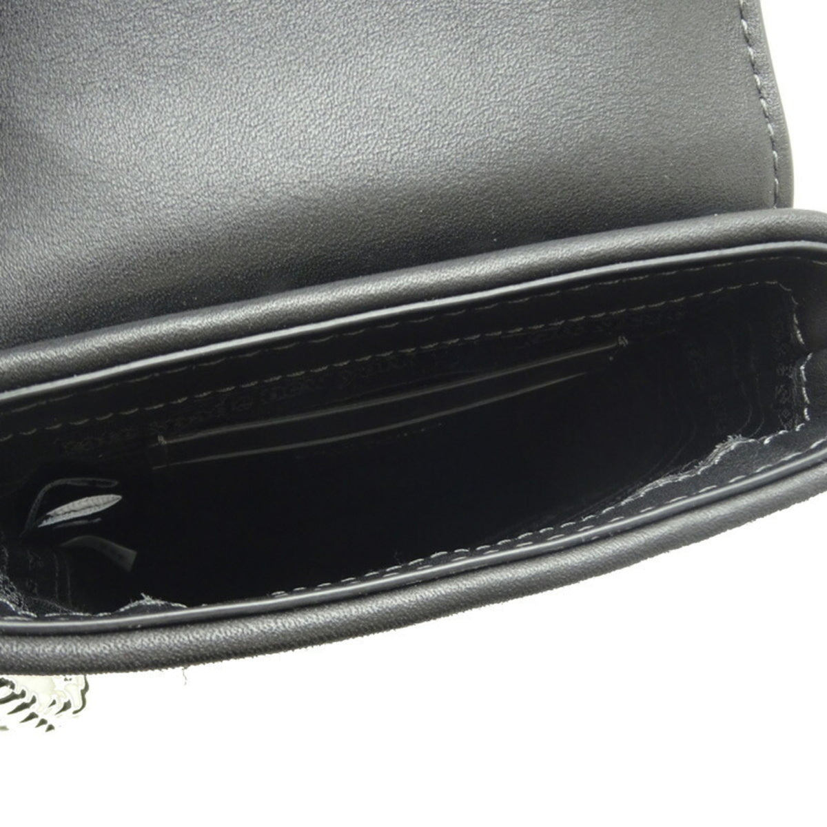 Kate Spade Black White Tweed Leather Shoulder Bag (Pre-Owned)