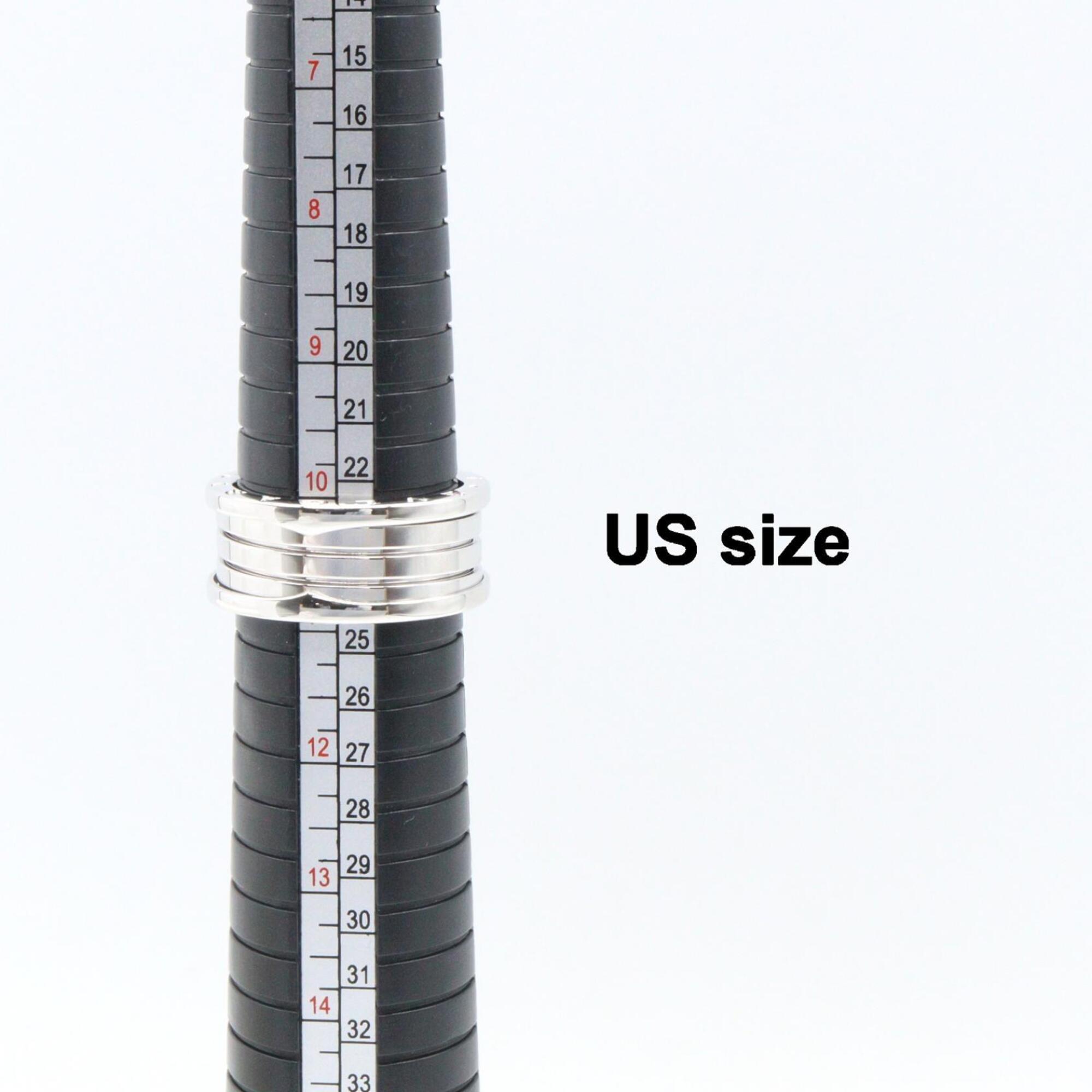Bvlgari Silver White Gold (18K) Band Ring (Pre-Owned)