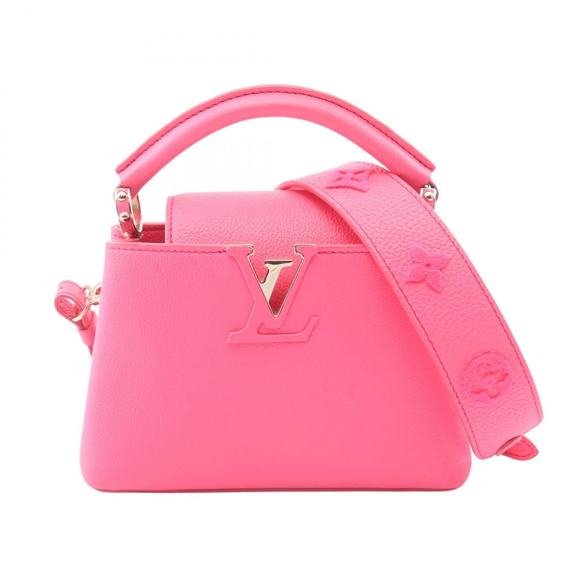 Louis Vuitton Pink Leather Handbag (Pre-Owned)