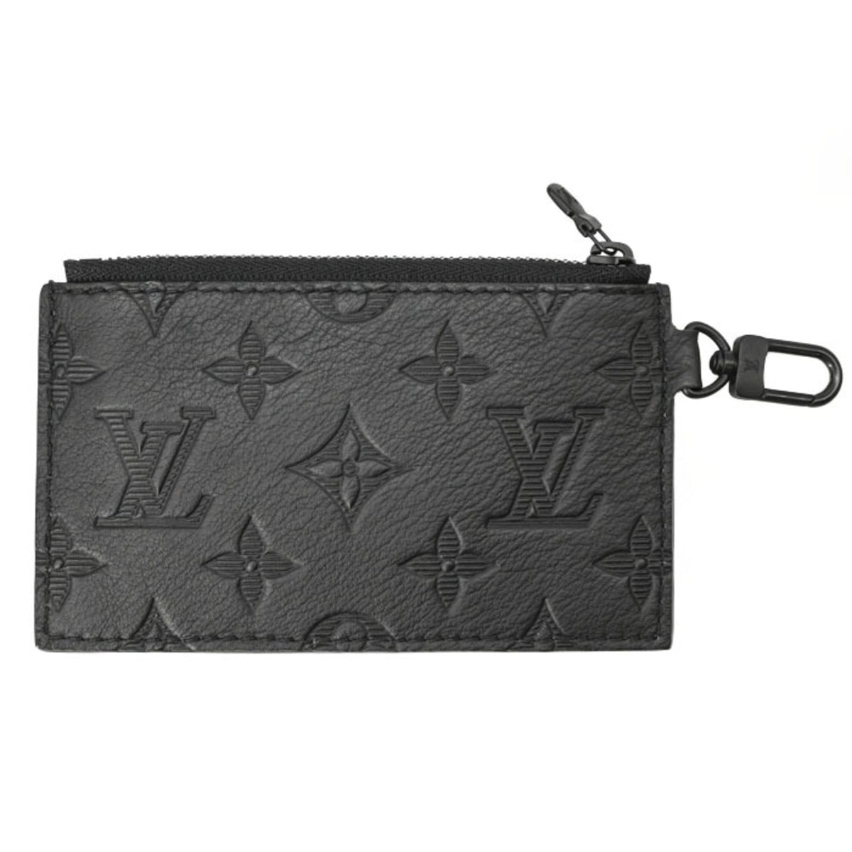 Louis Vuitton Black Monogram Shadow Leather Pouch Shoulder Bag (Pre-Owned)