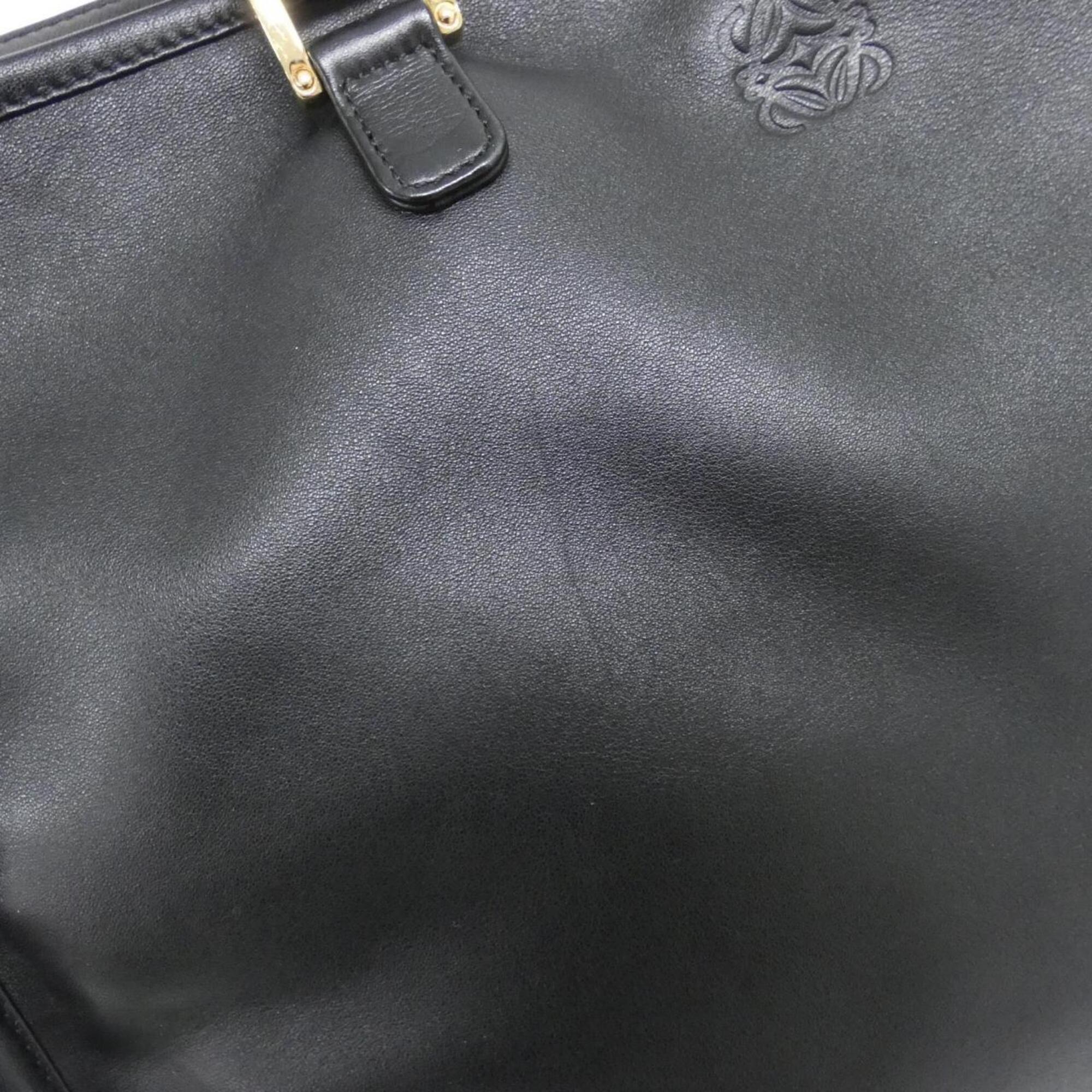 Loewe Black Leather Handbag (Pre-Owned)