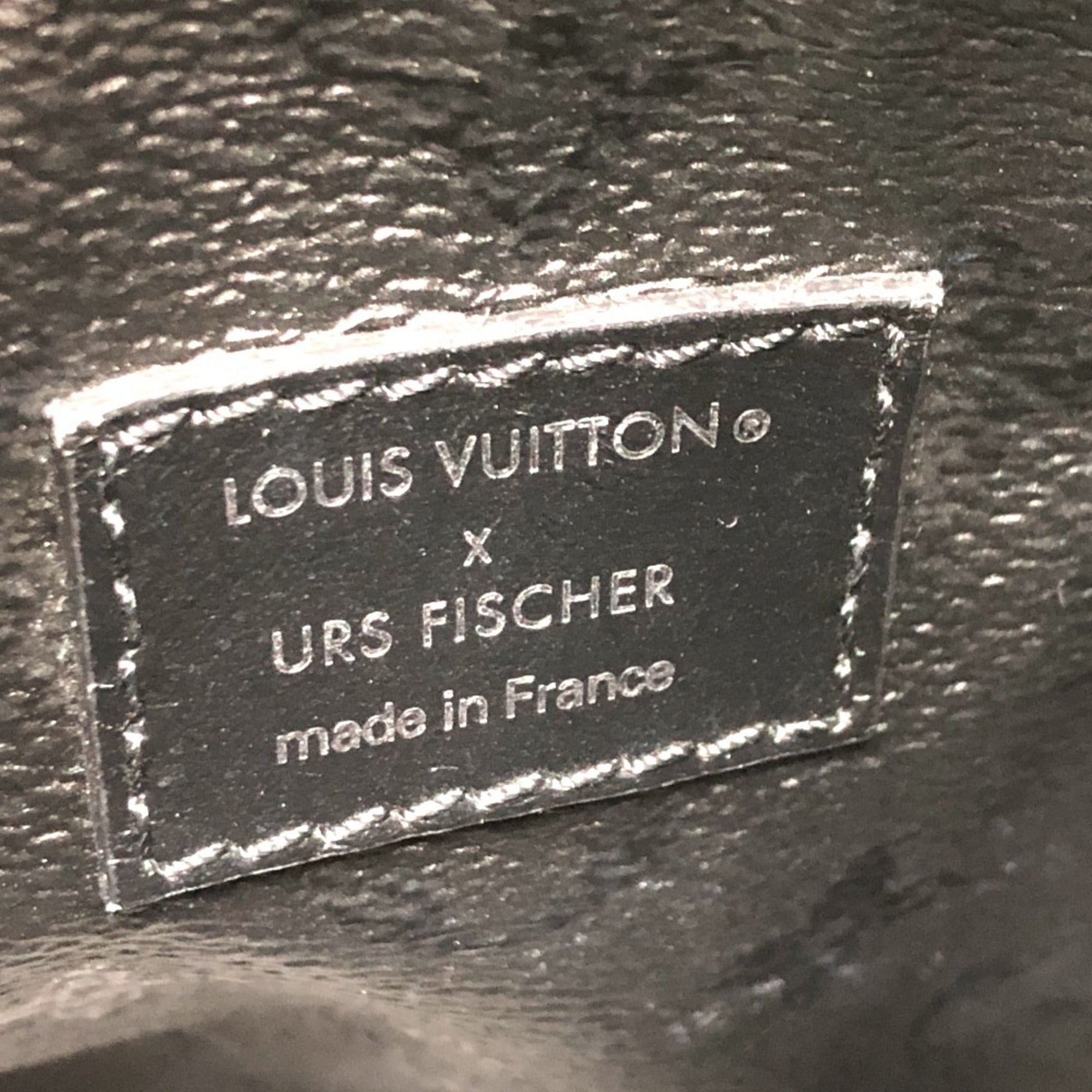 Louis Vuitton Black Monogram White Monogram Boston Bag (Pre-Owned)