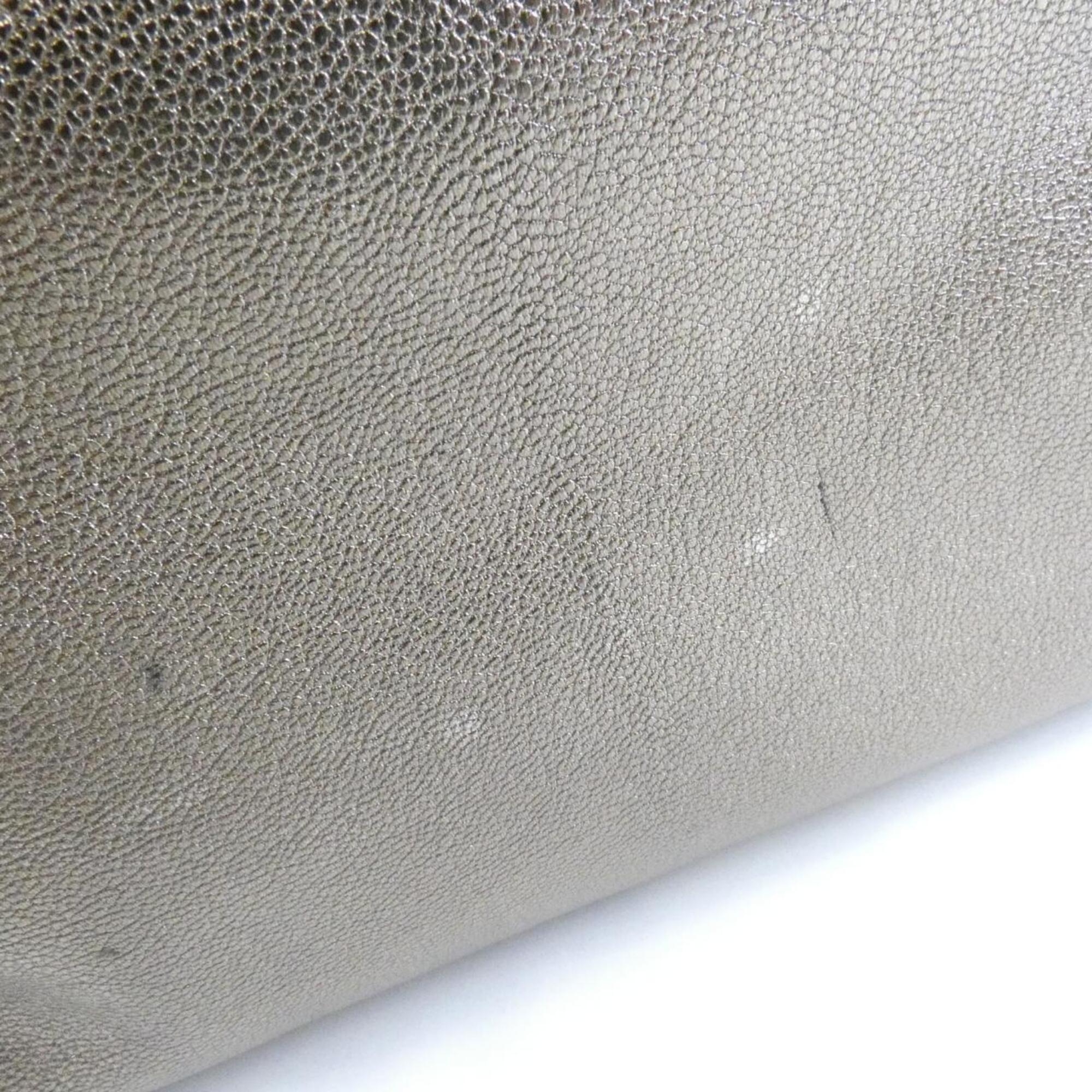 Loewe Bronze Brown Leather Handbag (Pre-Owned)