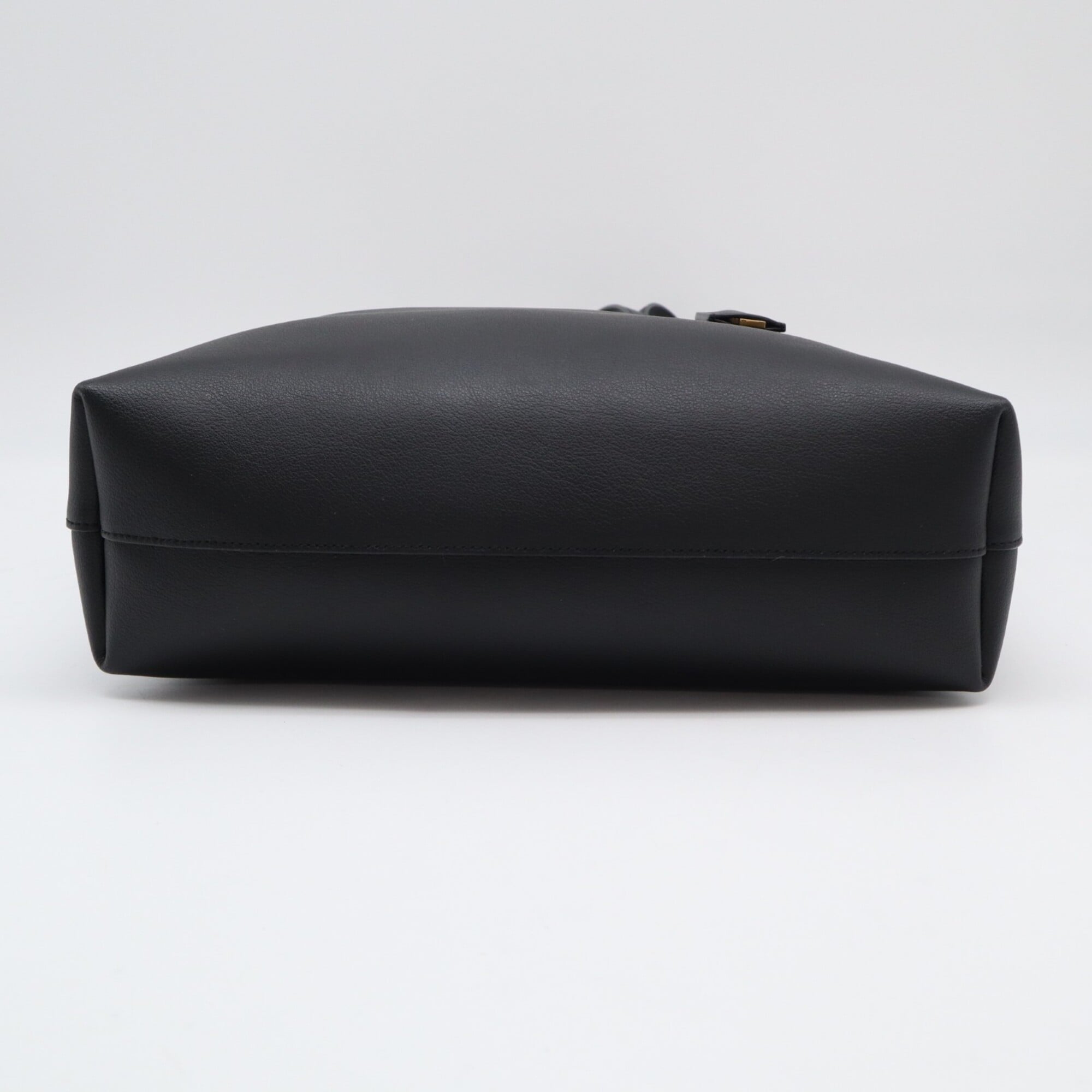 Yves Saint Laurent Black Leather Tote Bag (Pre-Owned)