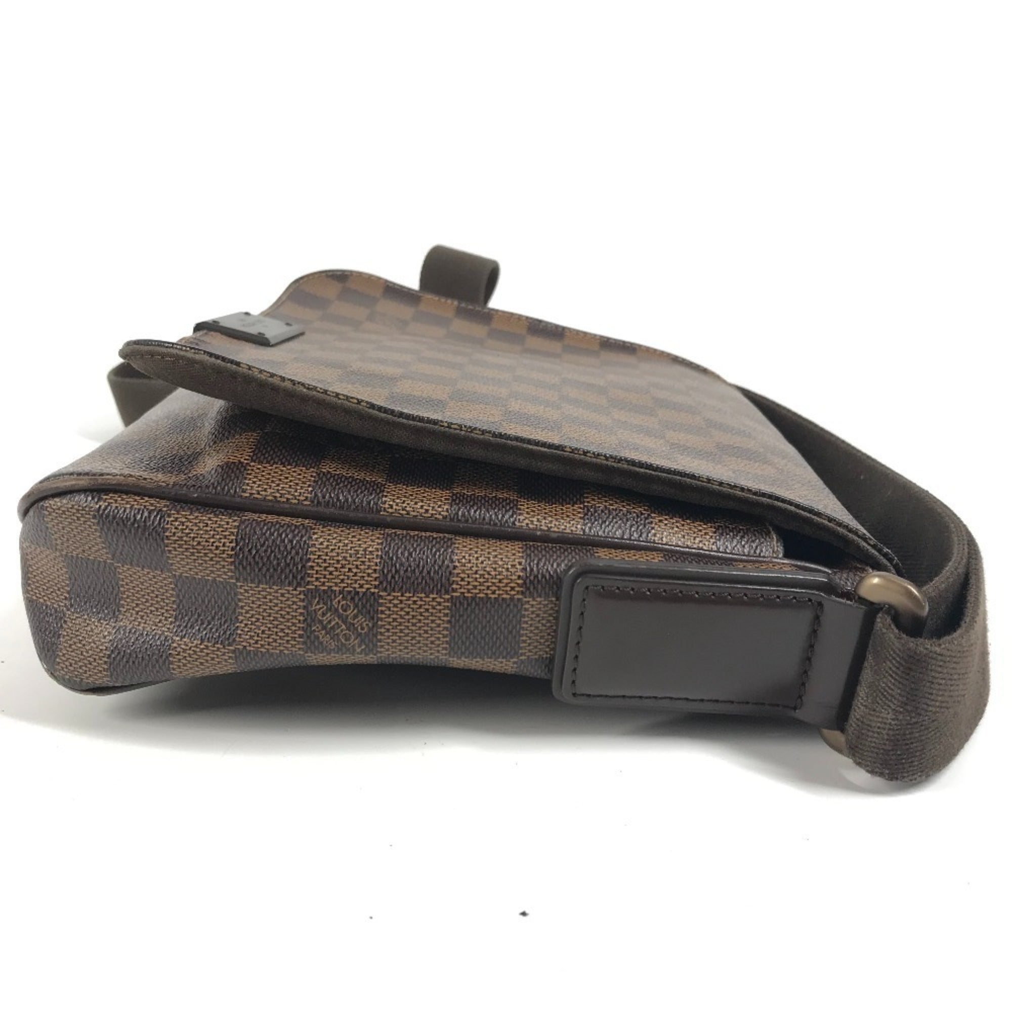 Louis Vuitton Brown Damier Canvas Ebene Damier Canvas Shoulder Bag (Pre-Owned)