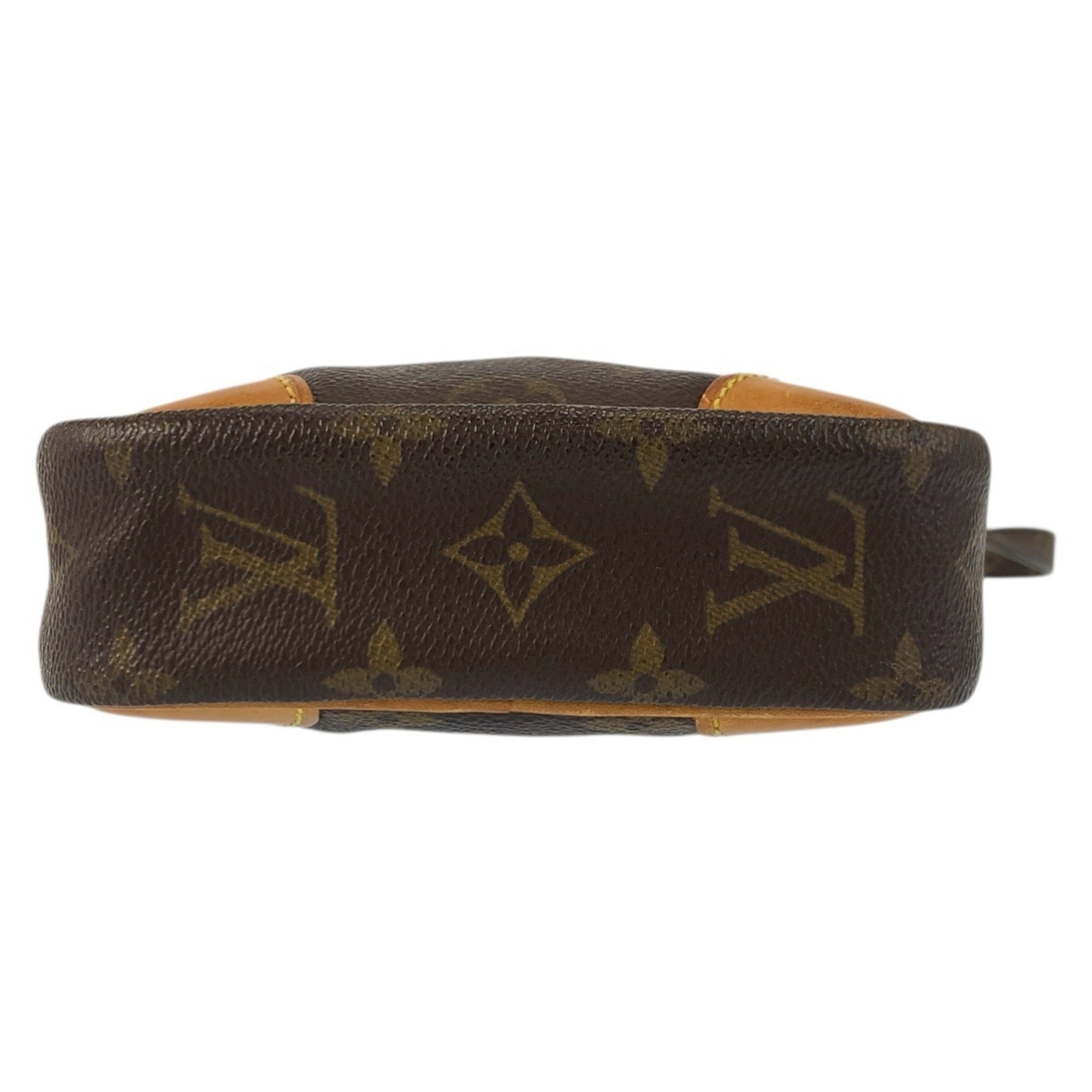 Louis Vuitton Brown Pvc Leather Pochette Shoulder Bag (Pre-Owned)