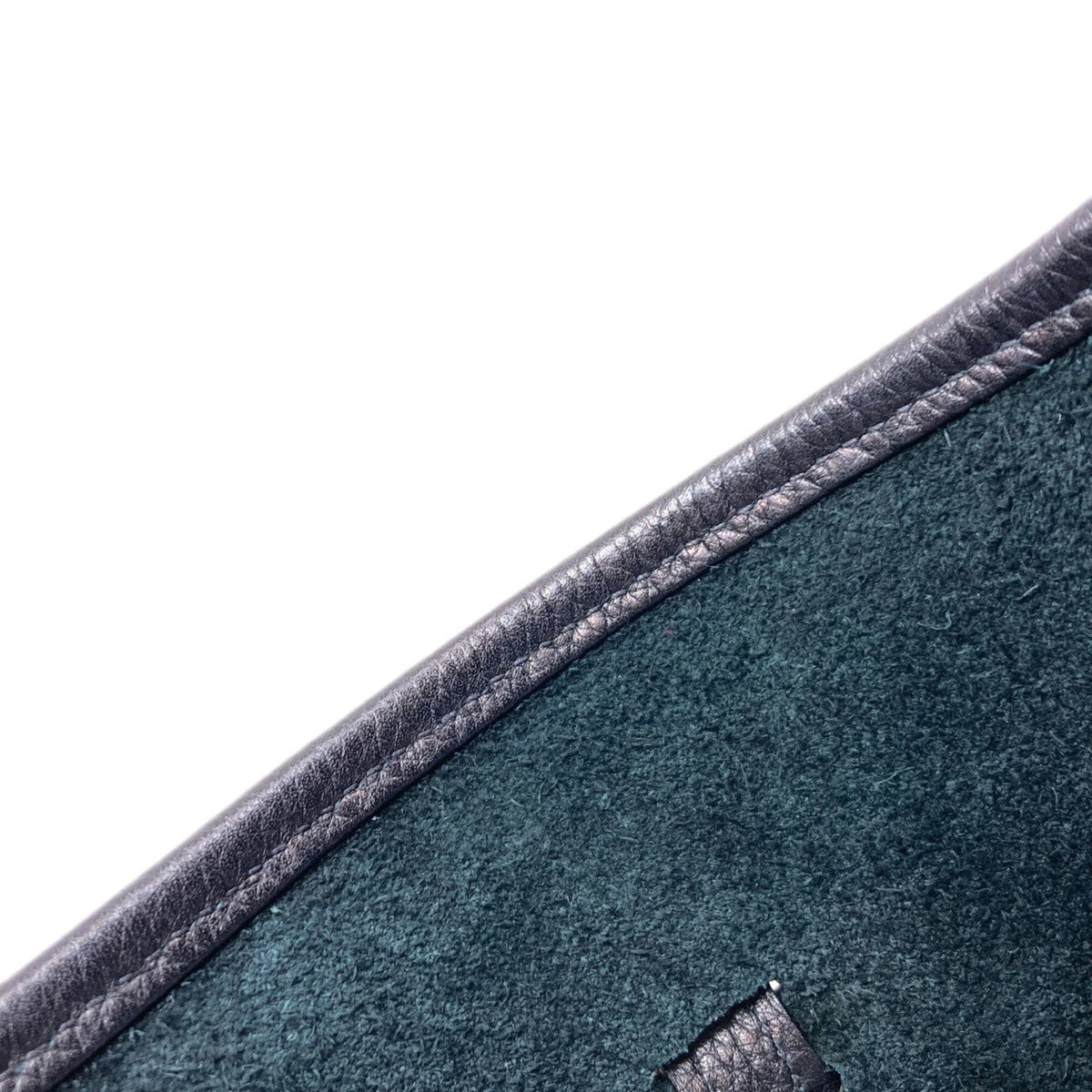 Hermes Black Taurillon Clemence Leather Shoulder Bag (Pre-Owned)