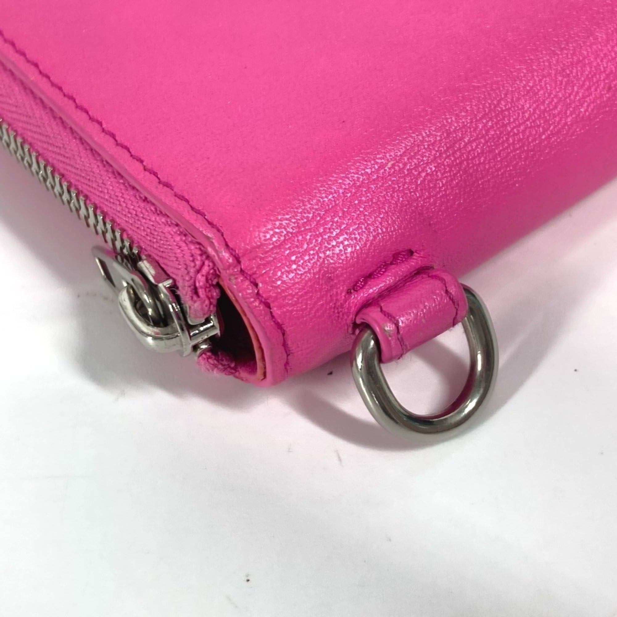 Balenciaga Pink Leather Wallet (Bi-Fold) (Pre-Owned)