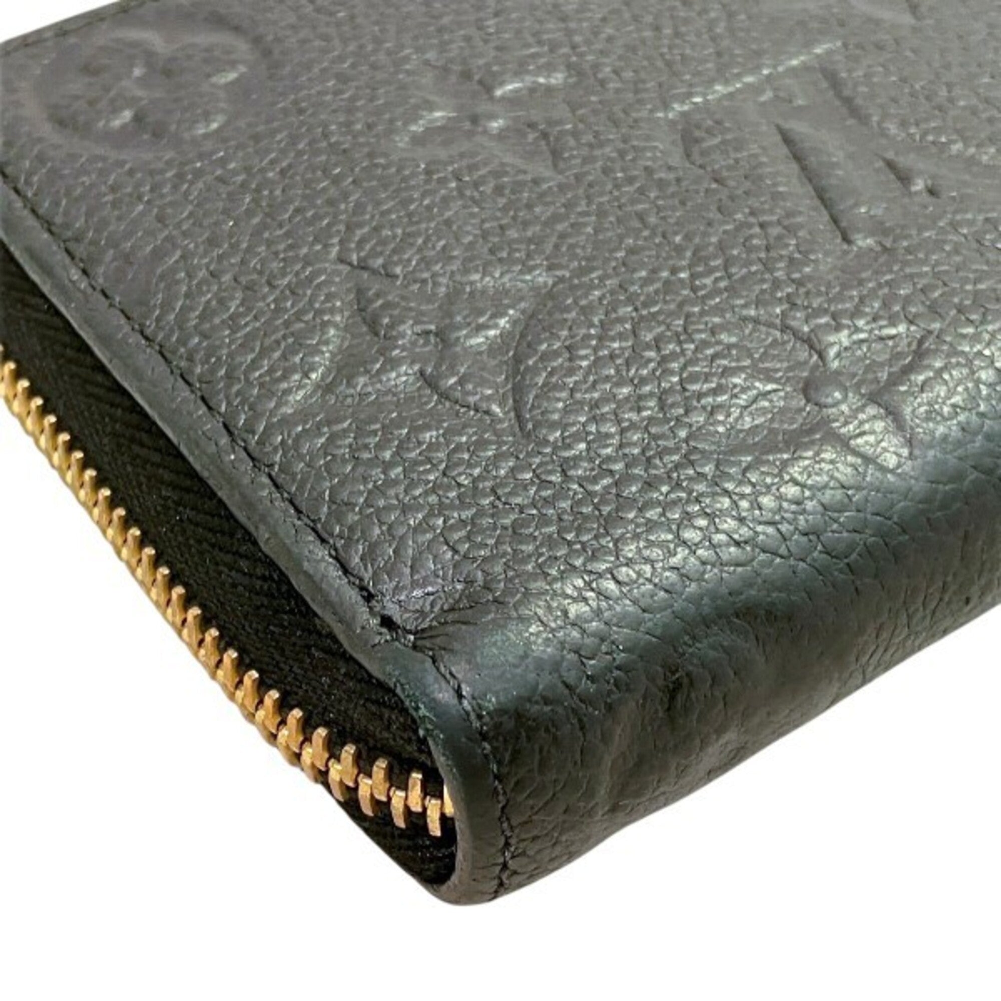 Louis Vuitton Black Noir Leather Coin Purse/Coin Case (Pre-Owned)