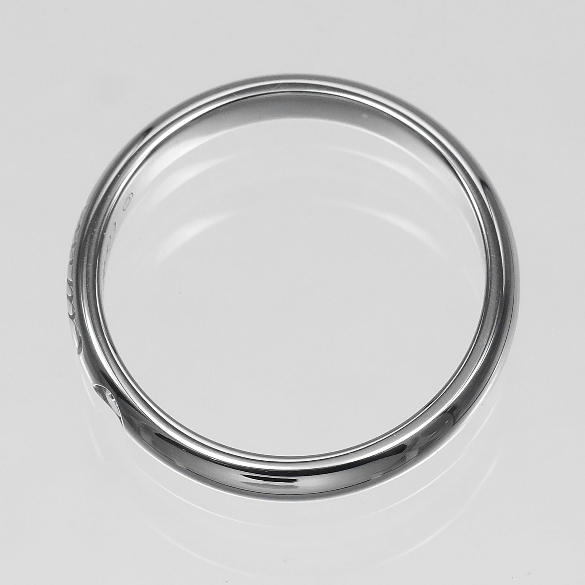 Cartier Platinum Platinum 950 Band Ring (Pre-Owned)