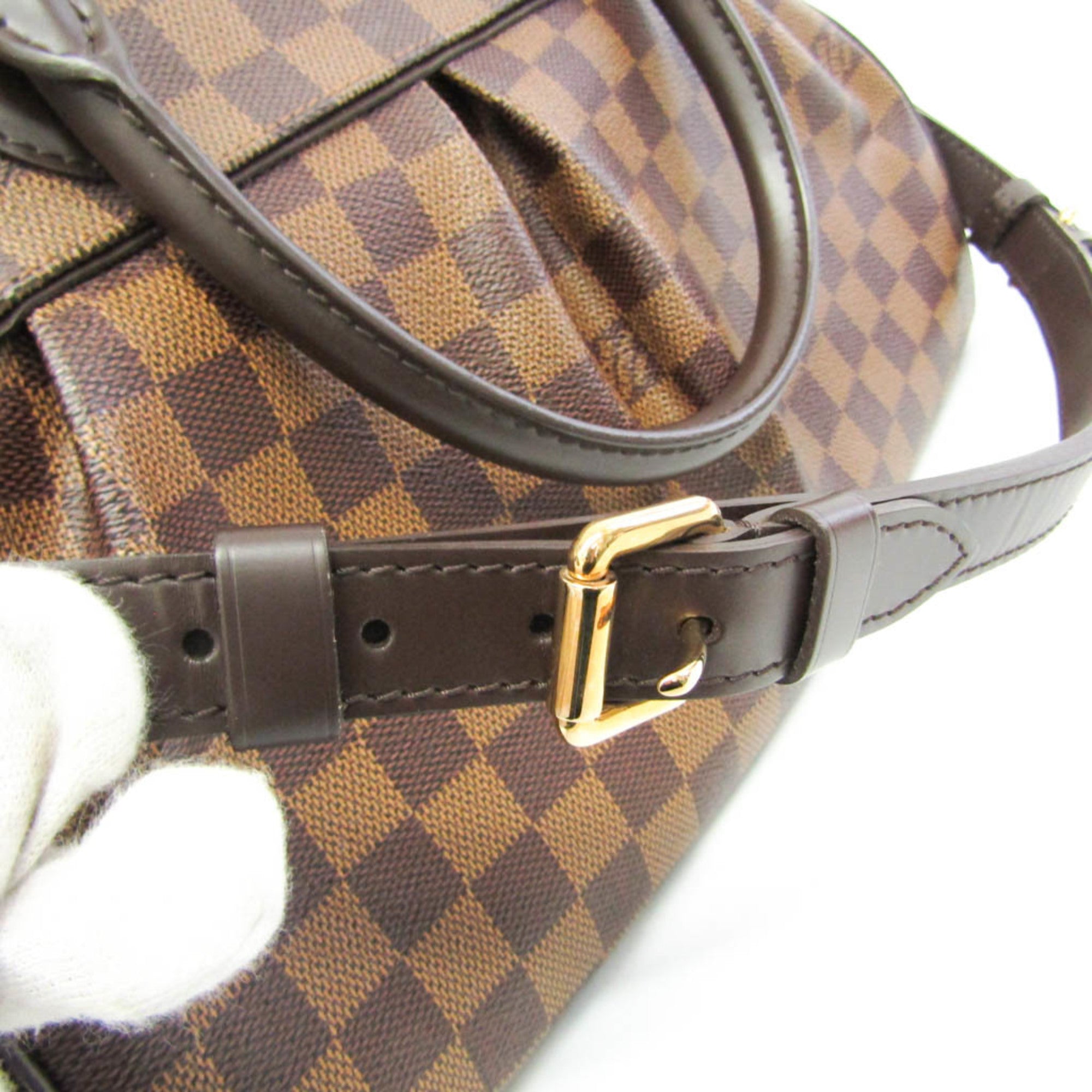 Louis Vuitton Damier Ebene Damier Canvas Handbag Shoulder Bag (Pre-Owned)