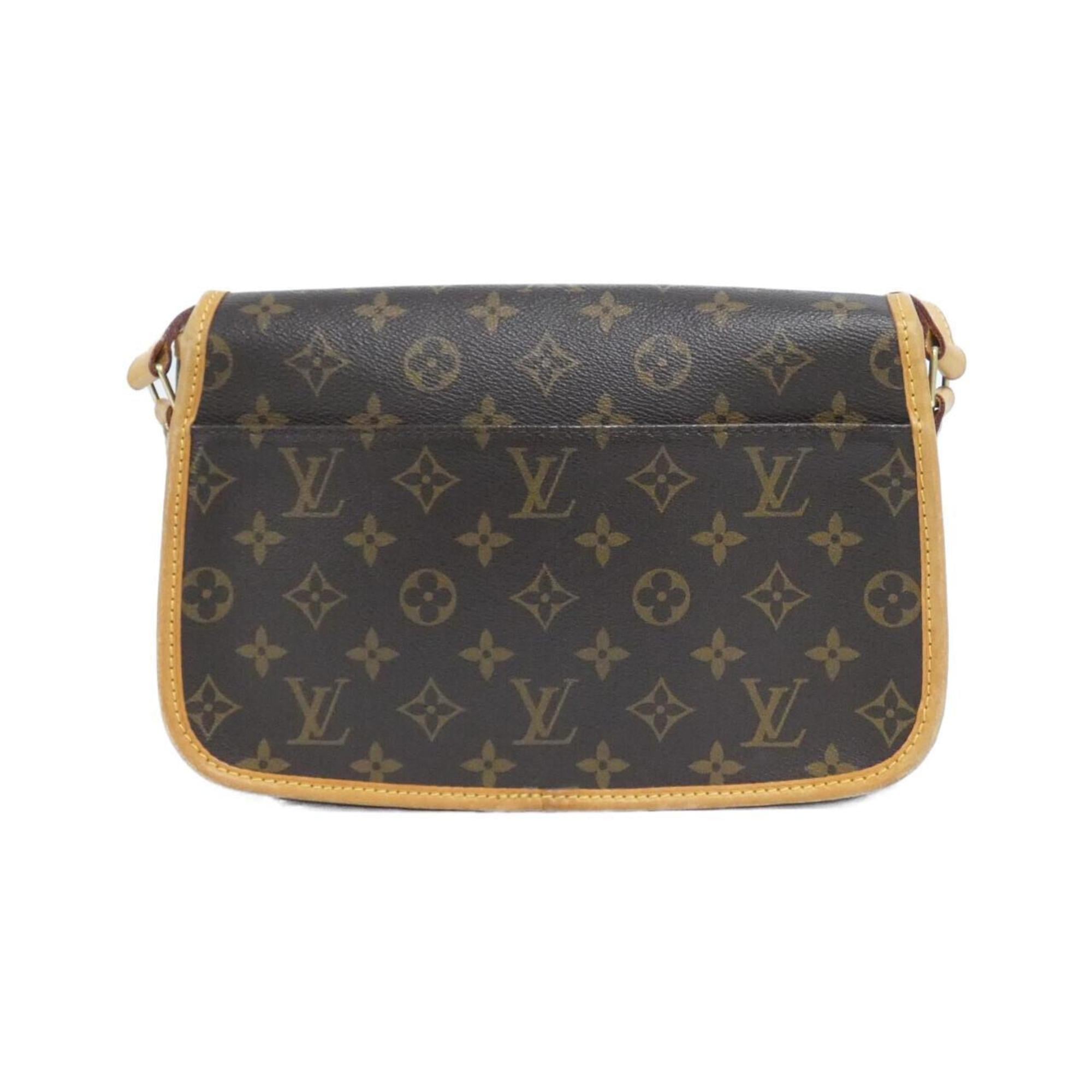 Louis Vuitton Marron Coated Canvas Shoulder Bag (Pre-Owned)